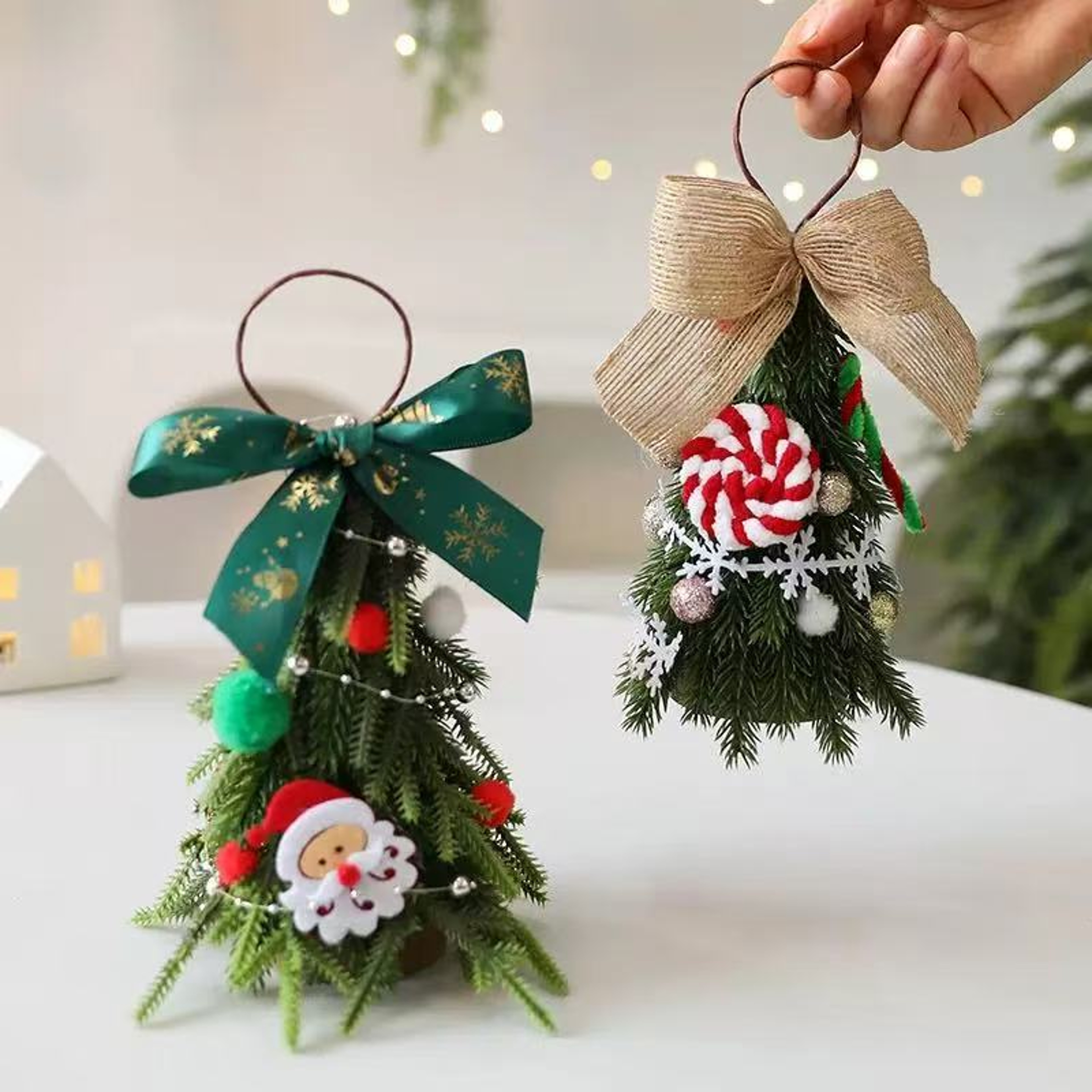 Party Decorations Desktop Mini Christmas Tree Ornaments Children Christmas Tree Home Bedroom New Ye 0