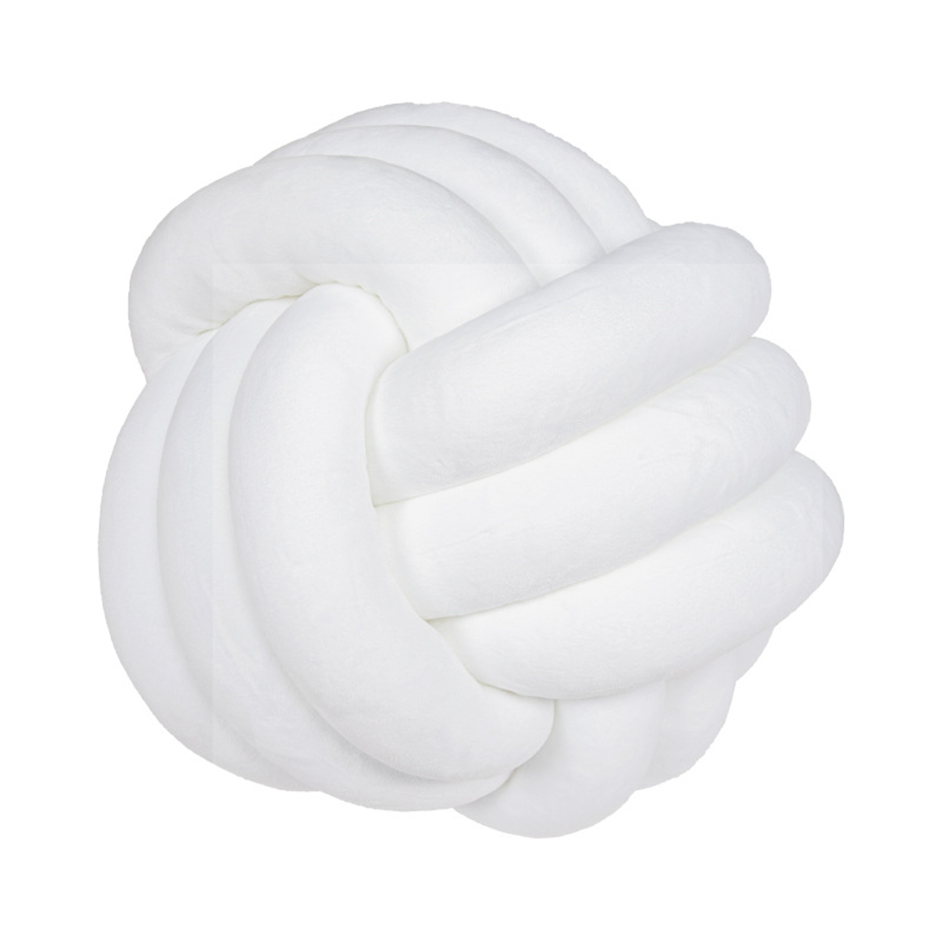 Handmade Knot Pillow Ball Round Throw Pillows Decorative Cushion Aesthetic Home Decor Khaki Cream P 14