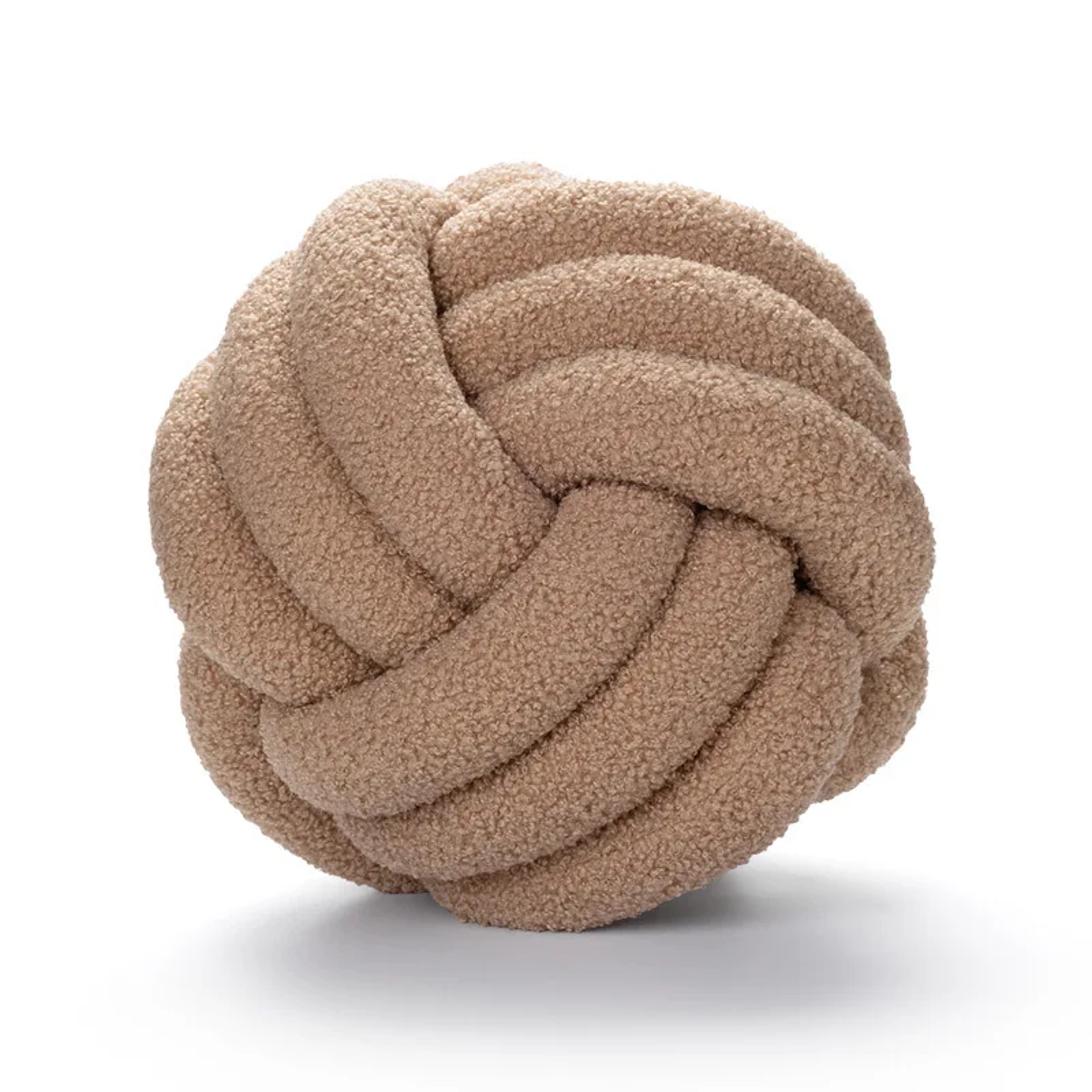 Knotted Ball Decorative Cushion High End Throw Pillow For Living Room Lamb Fleece Sofa Bed Decor 8