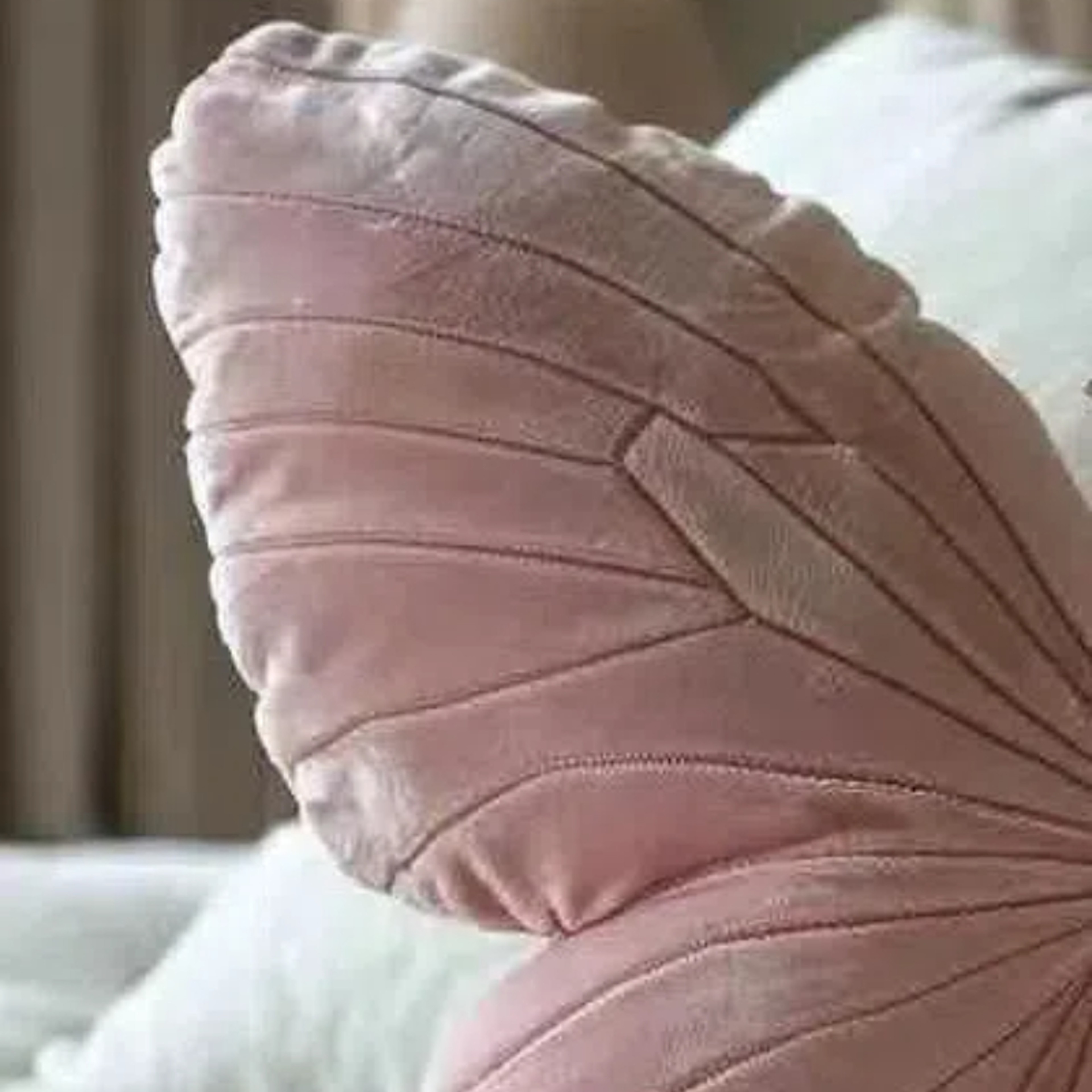 Pink Butterfly Cushion Throw Pillow, Decorative Animal Pillow for Kids, Living Room Bed Butterfly Decor – view 4