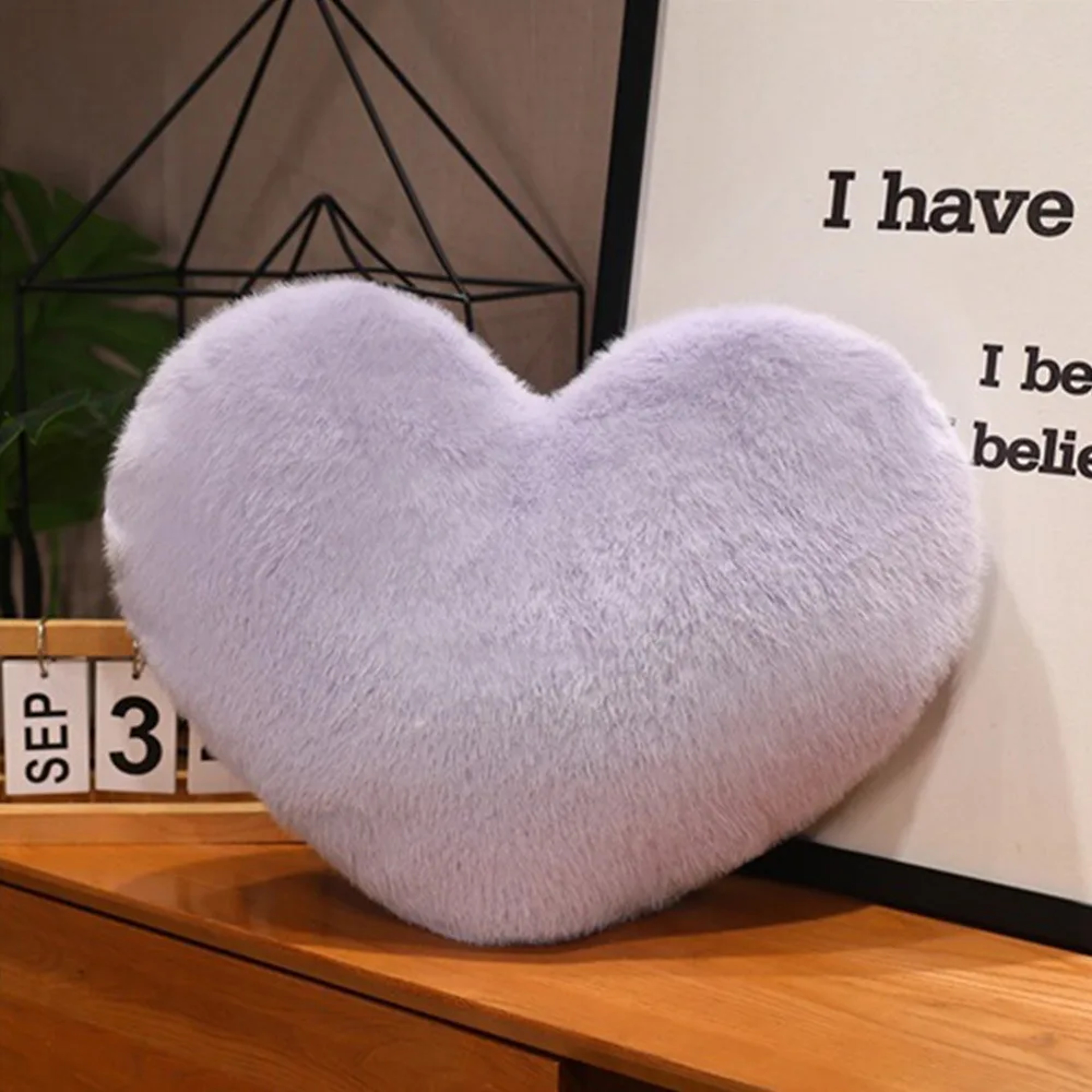Soft Star Shape Stuffed Pillow New Moon Pattern Heart Plush Pink Color PP Cotton Valentine Day Gift 12