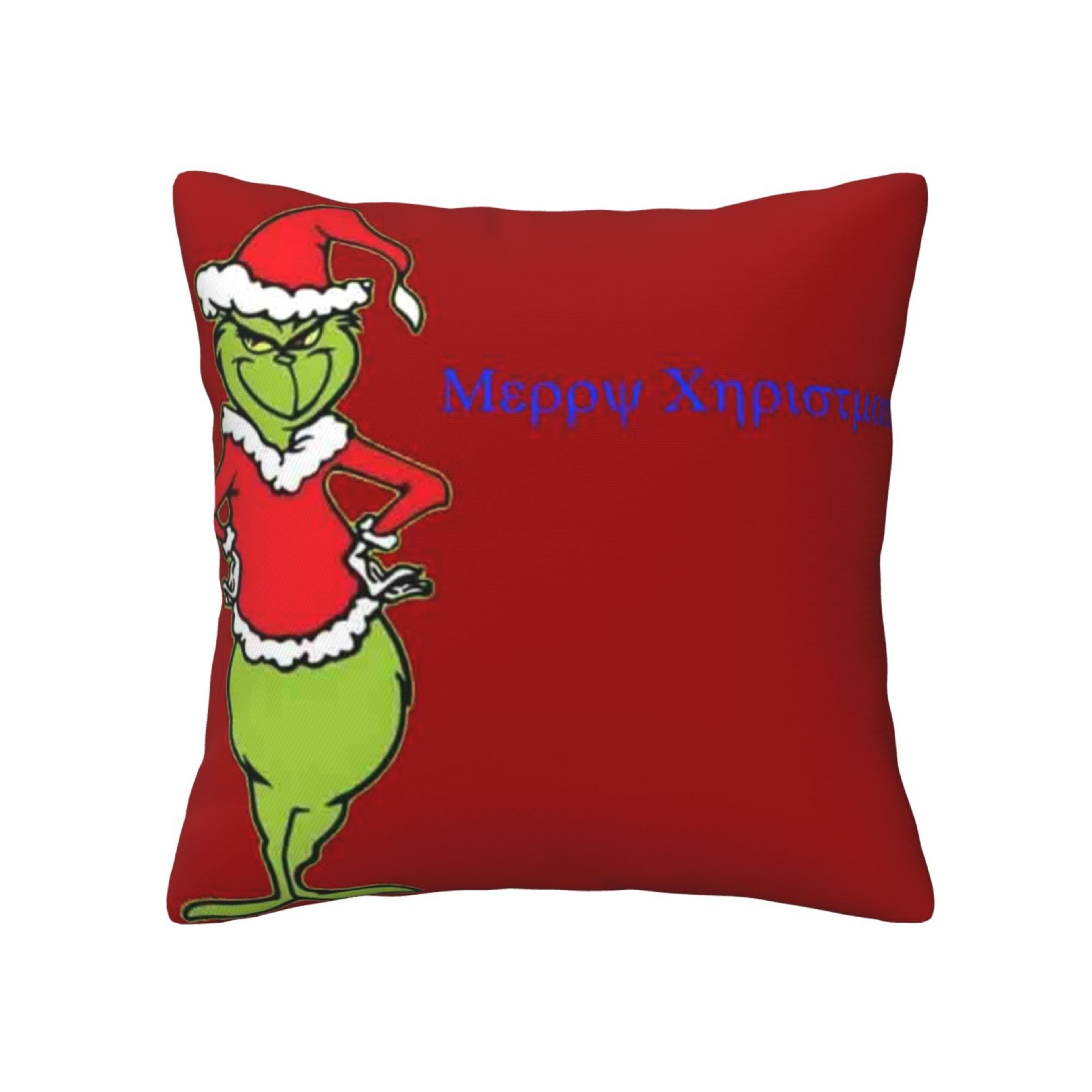 Red Merry Christmas Pillowcase Sofa Home Decor Cushion For Festive Vibes 5