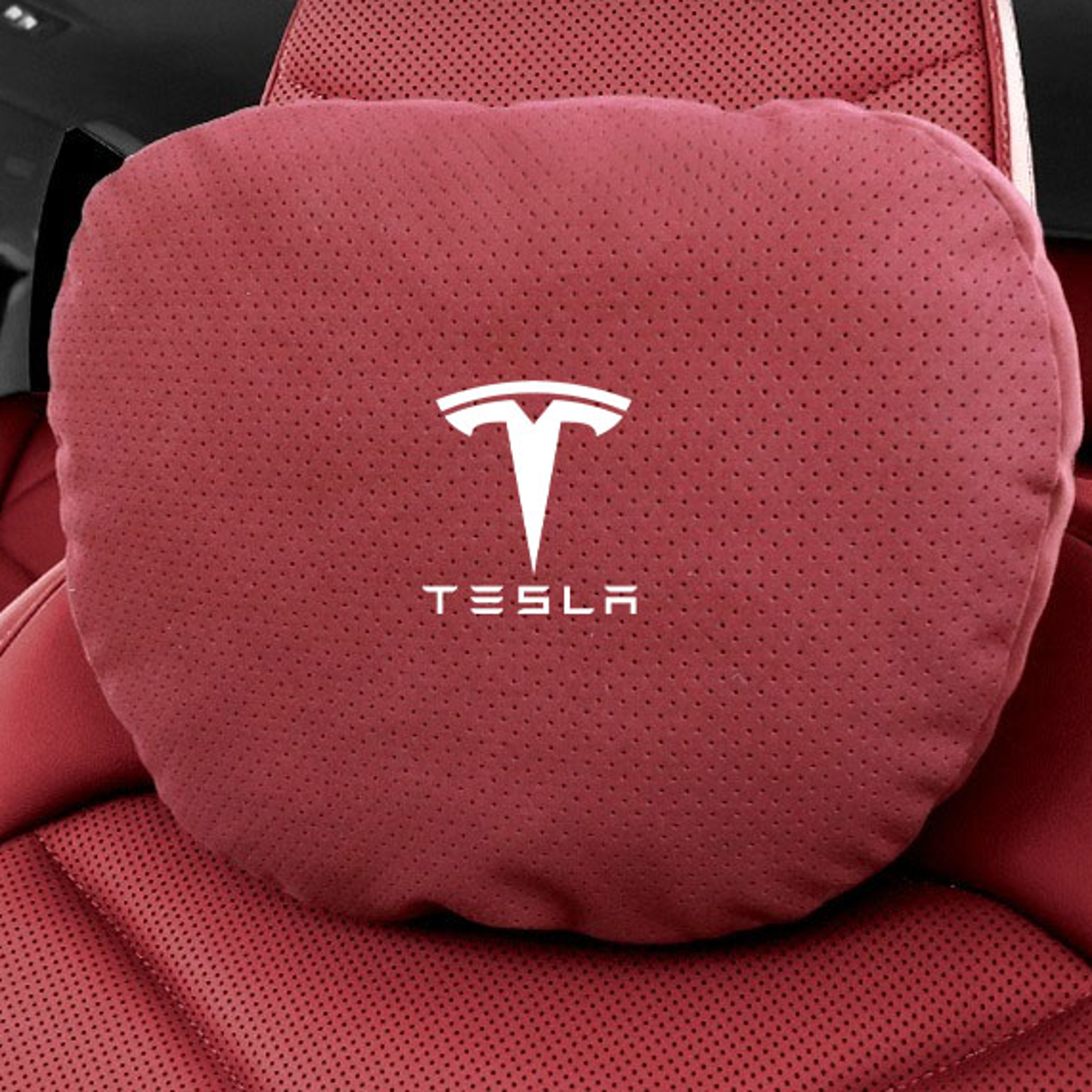 For Tesla Model 3 Model Y Model S Model X Car Headrest Neck Support Seat Soft Neck Pillow Automobile