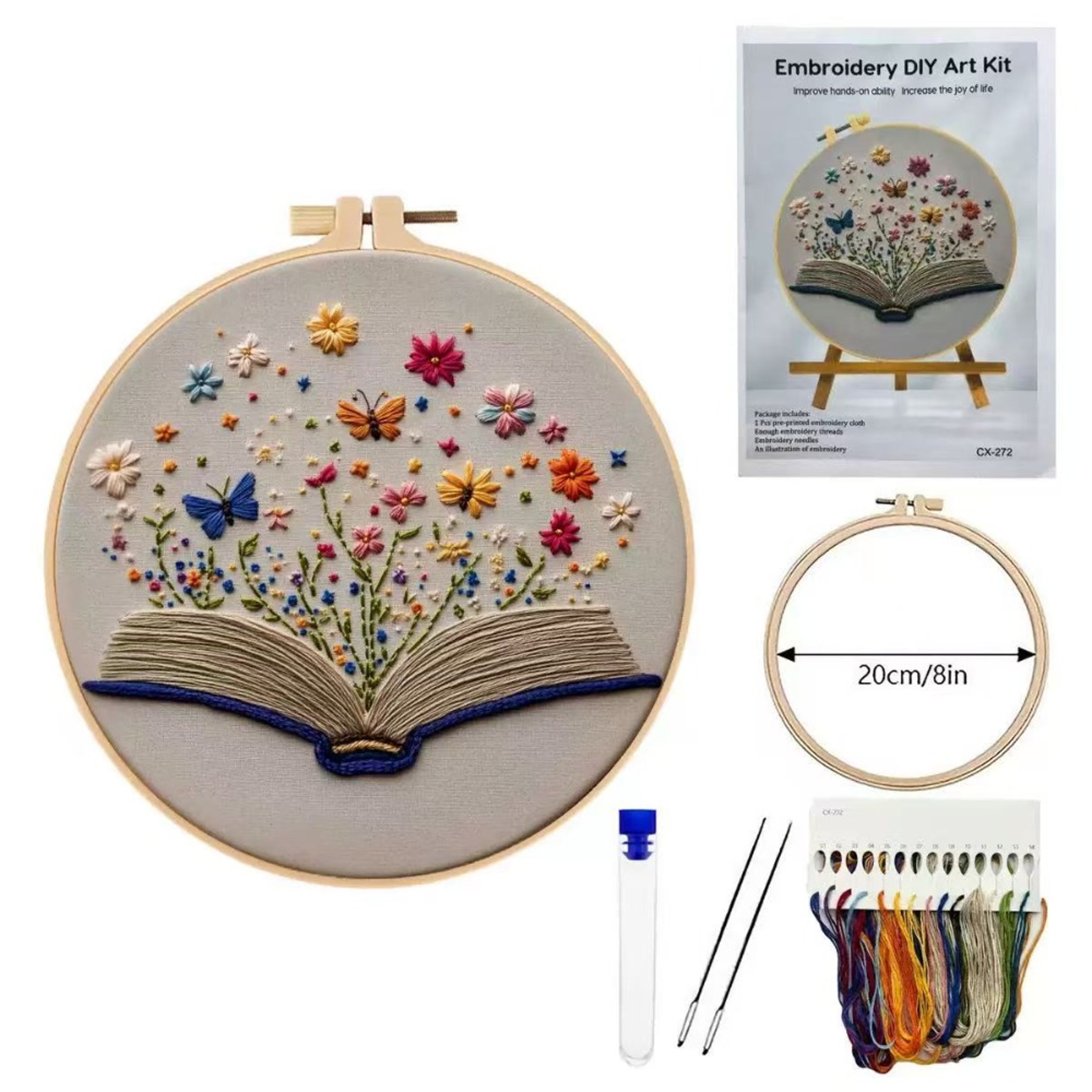 DIY Hand-embroidered Material Set for Home Decoration, Perfect for Festival Crafting – view 6