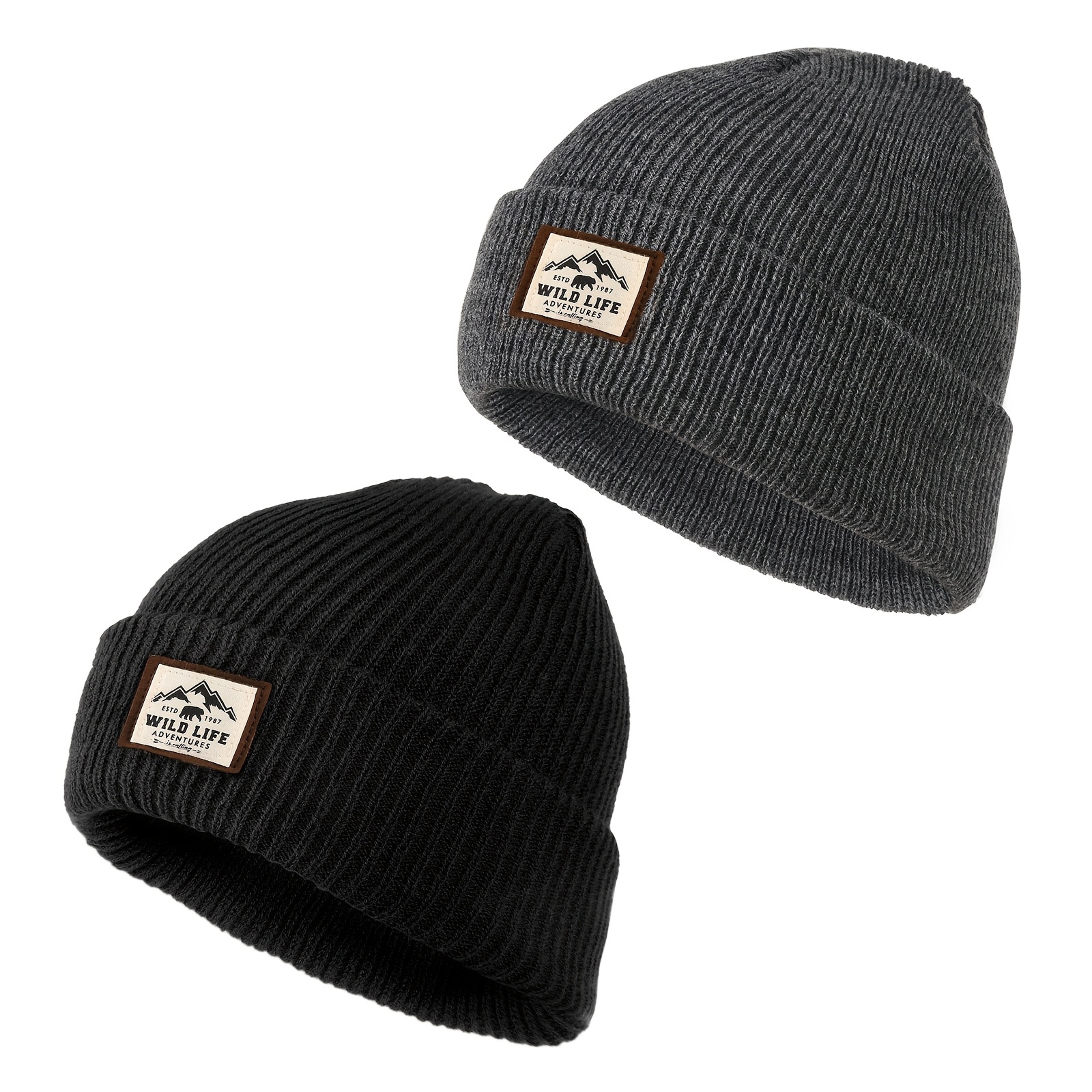 Soft Elastic Warm Knitted Beanie Hat, Windproof Cycling Skull Cap for Men and Women, Perfect for Hiking and Camping – view 13