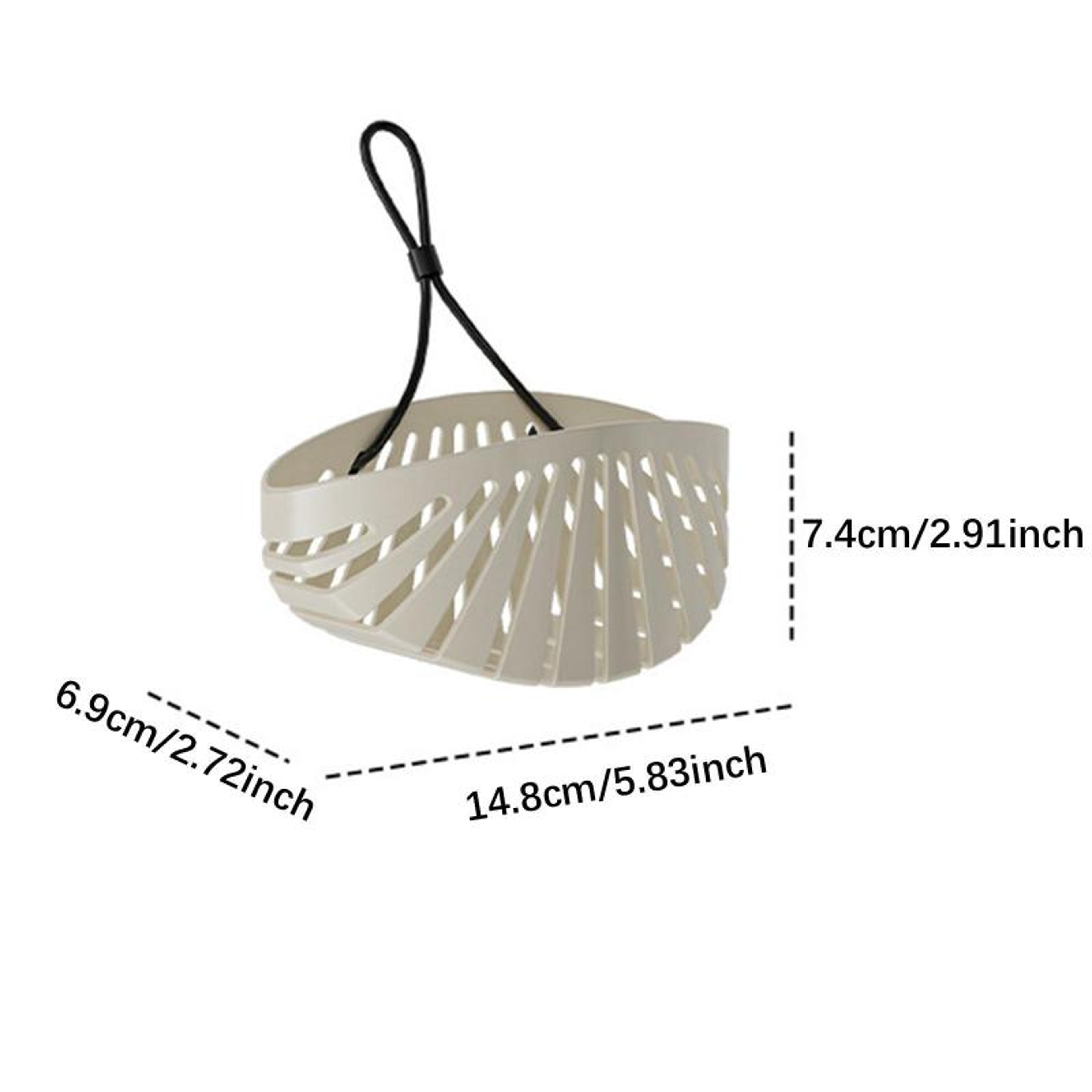 Drill-free Faucet Drain Rack, Hanging Bag With Lanyard For Sink, Drainage Storage Basket – view 7