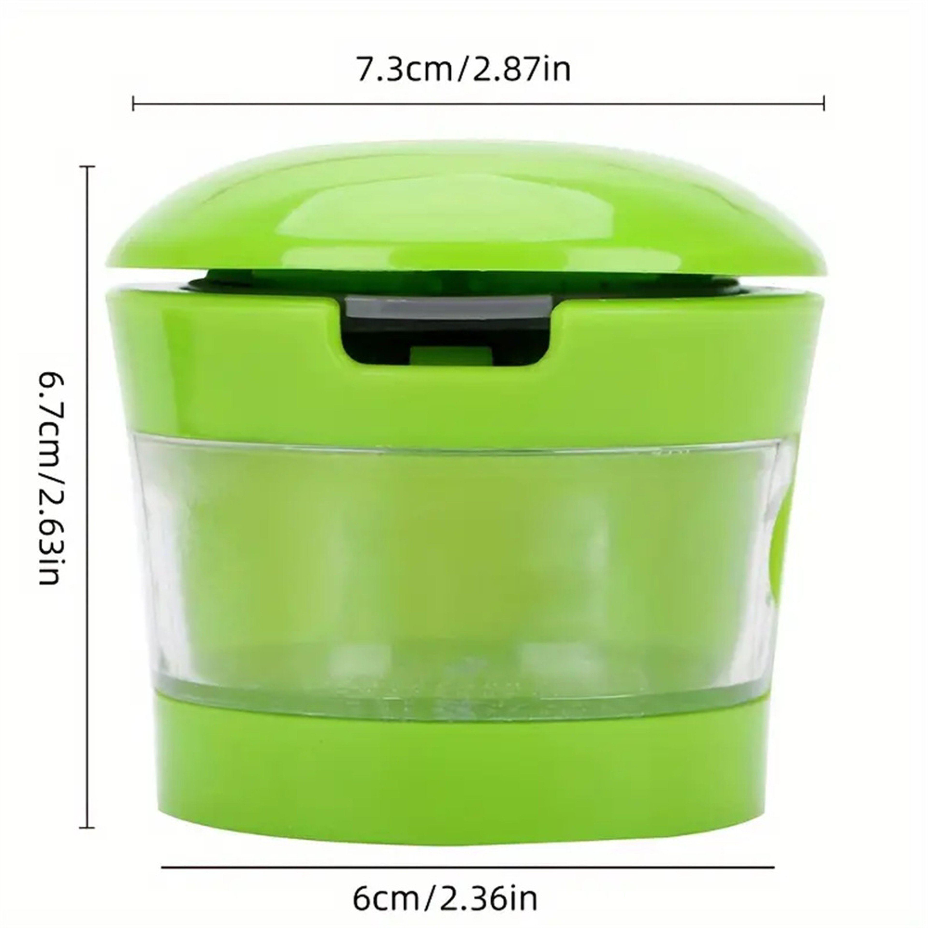 Easy Manual Portable Vegetable Cutter, Multi-functional Stainless Steel Garlic Press for BBQ Cooking – view 6
