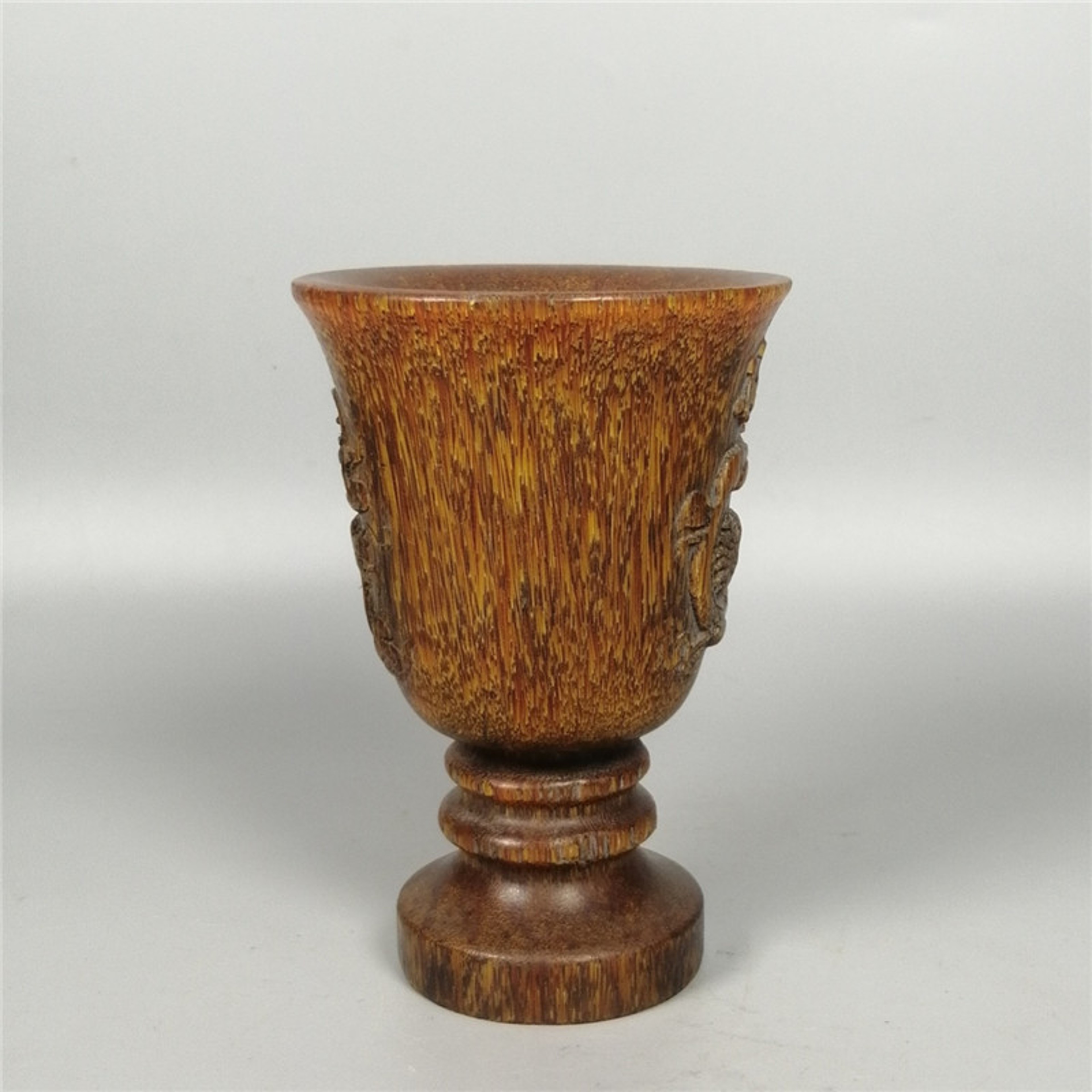 Hand Carved Cup Ornaments, Natural Chinese Antique Artifacts, Traditional Home Decor for Collectible Interior Design – view 4