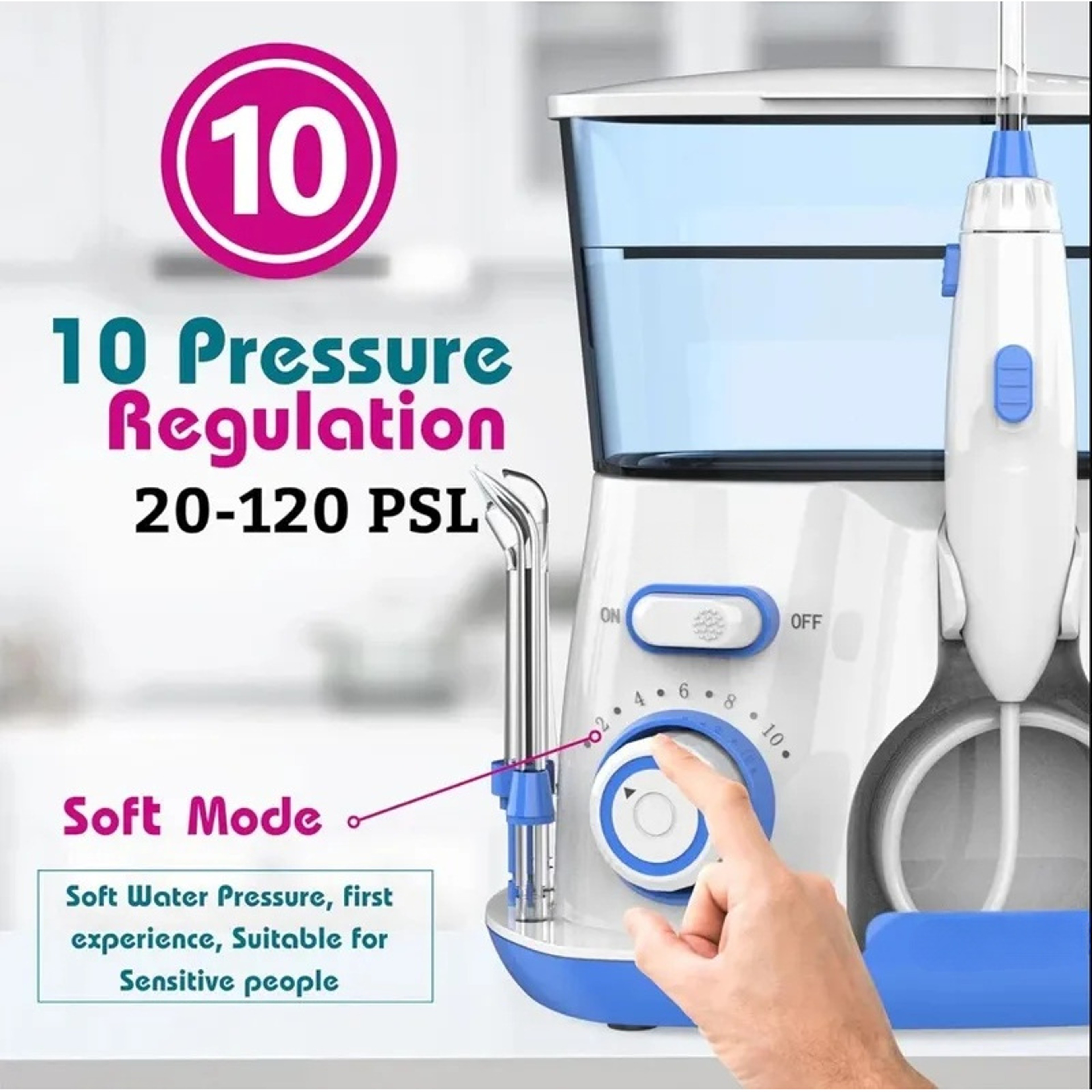 Oral Hygiene Dental Flosser Electric Cleaner for Healthy Teeth – view 2