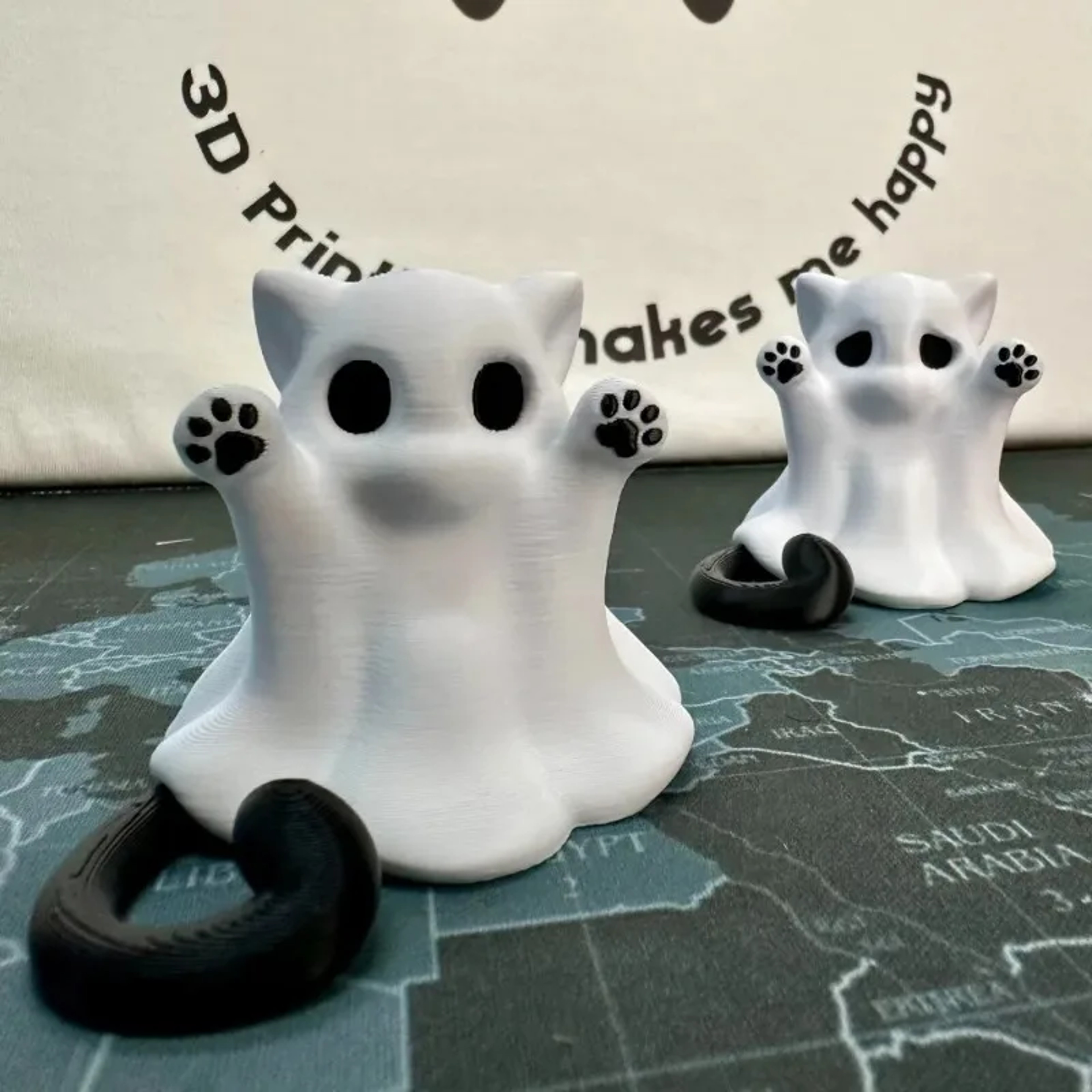 Halloween Feeling Cute-Scared Desktop Vibe, Send Girlfriend Cat Gift Home Decor – view 1