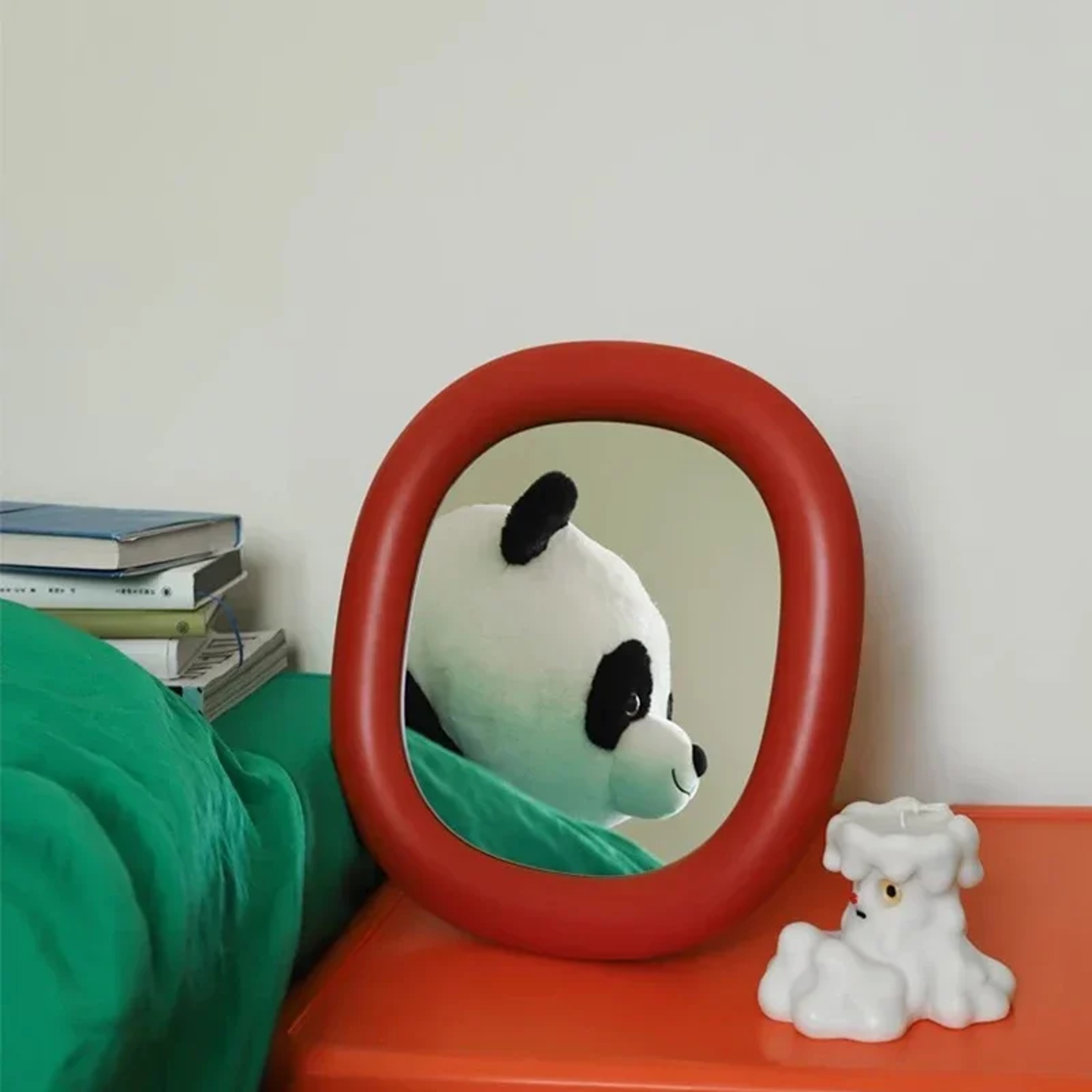 Luxury Mini Espelhos, Irregular Funky Circle Mirror, Bathroom Decor for Girls – view 5