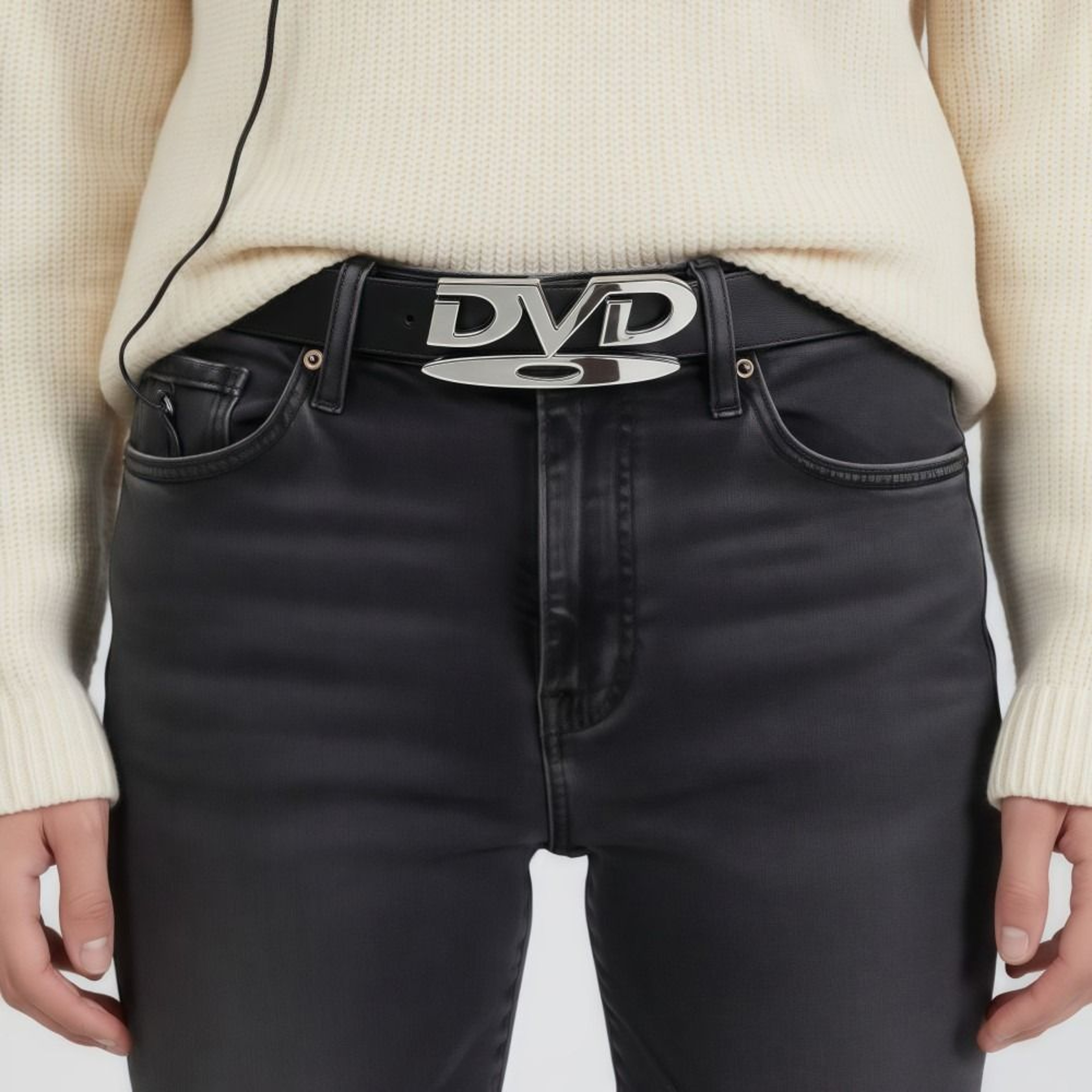 Nostalgic Design English Buckle Belt, Casual Sturdy Women's Belt, Versatile Fashion Design for Jeans Decoration – view 1