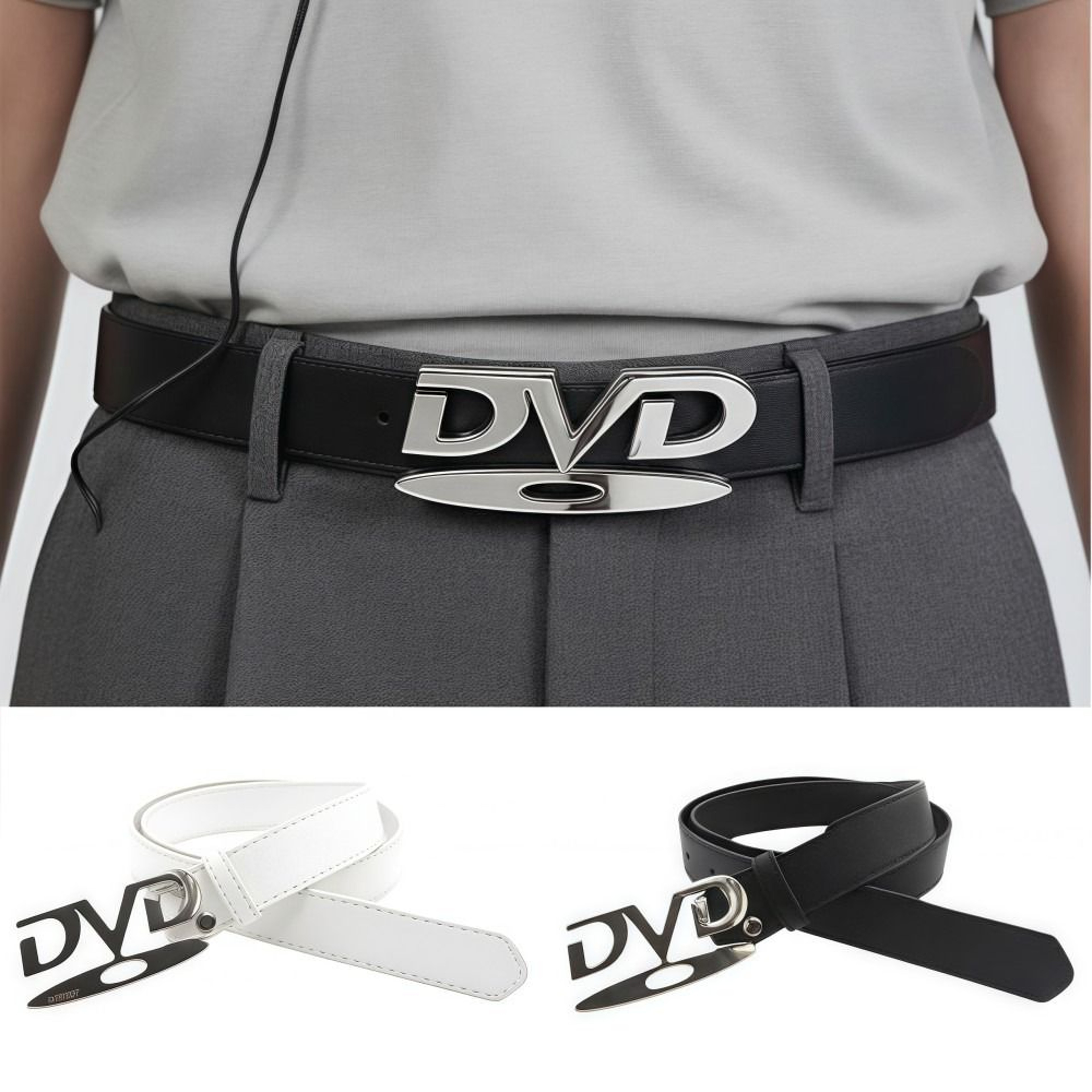 Nostalgic Design English Buckle Belt, Casual Sturdy Women's Belt, Versatile Fashion Design for Jeans Decoration – view 2