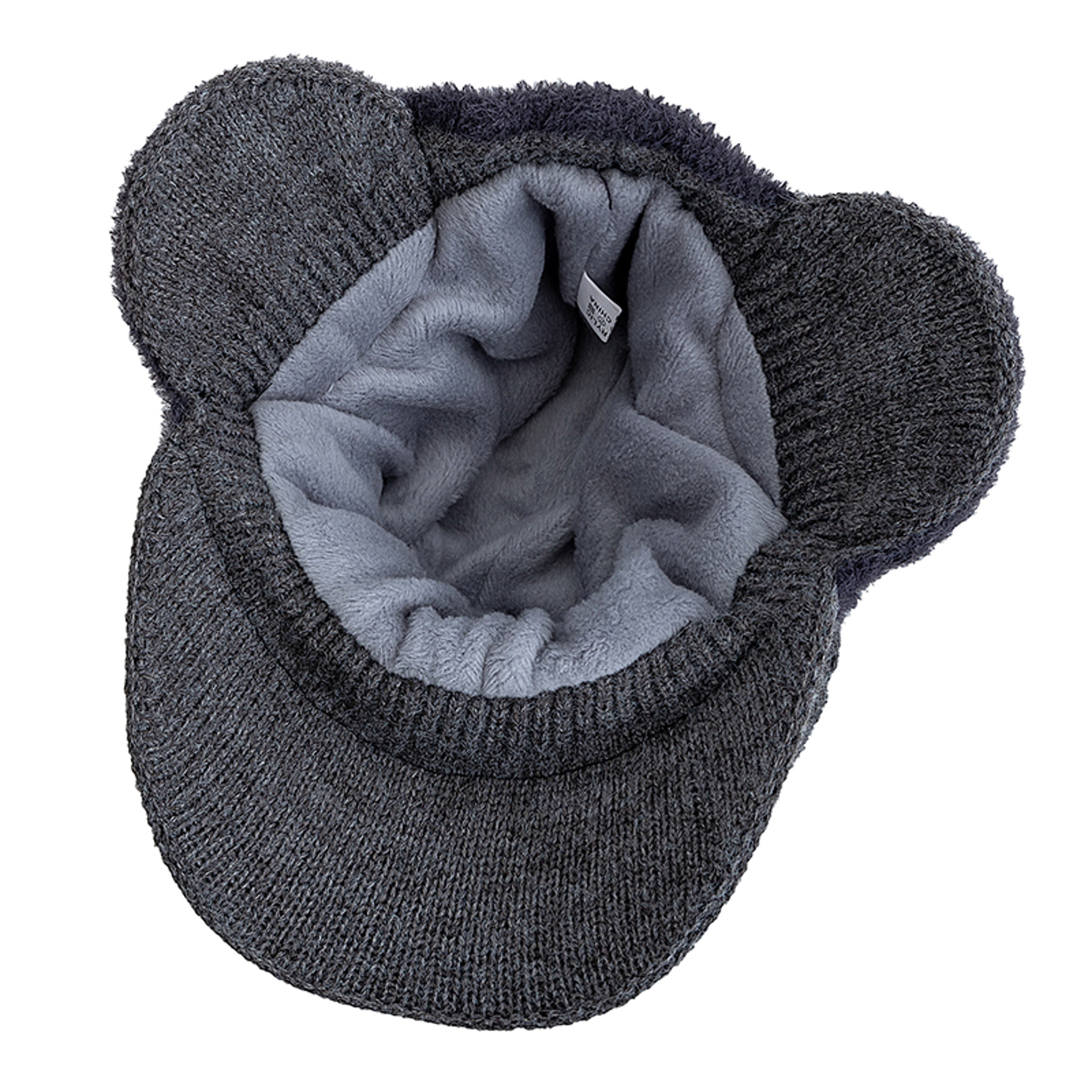 Fashion Faux Fur Beanie Hat, Plush Lined Winter Hat with Earflap, Men Outdoor Warm Cap Gift – view 5