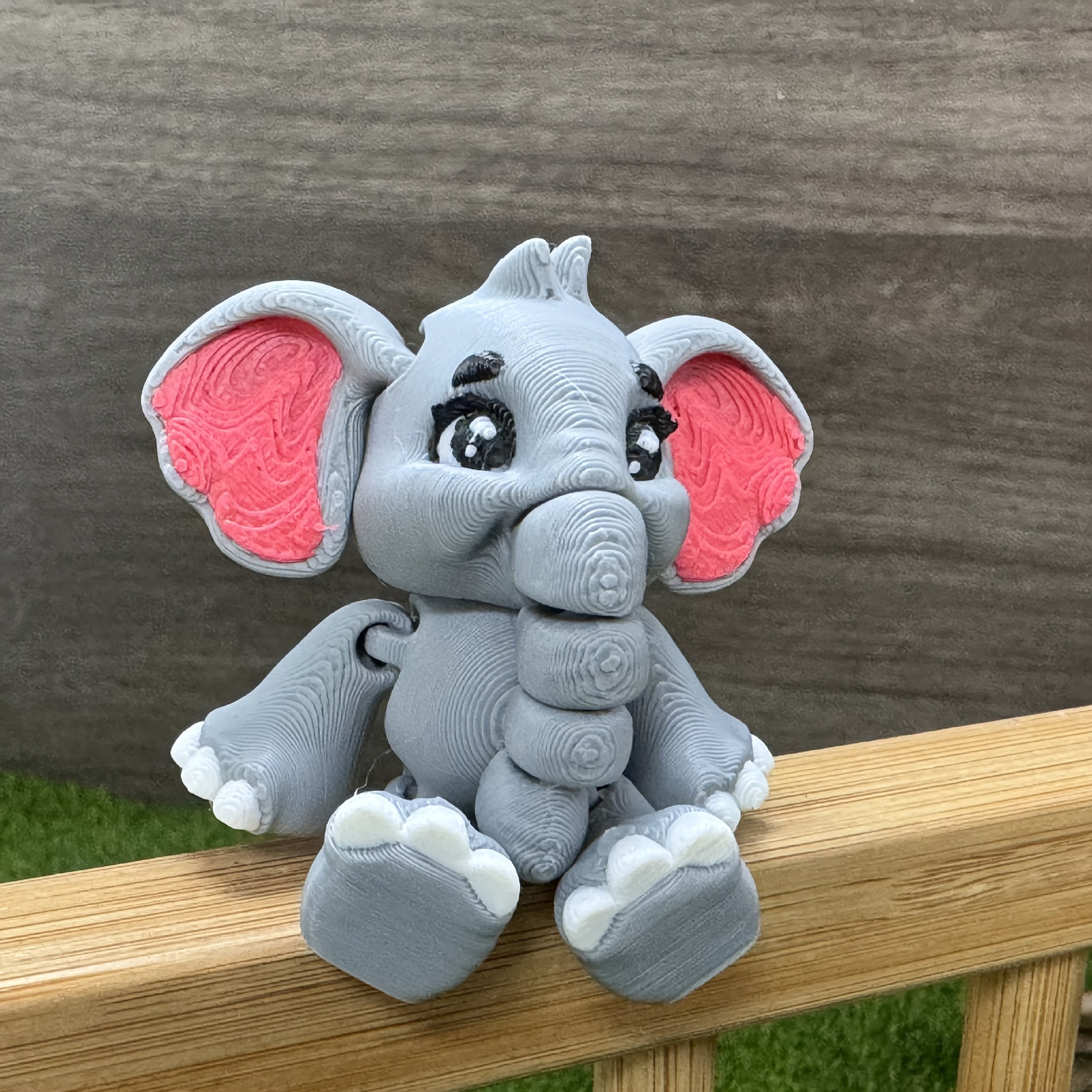 Home Decoration Accessories Desk Figurines Movable Elephant Gift – view 1