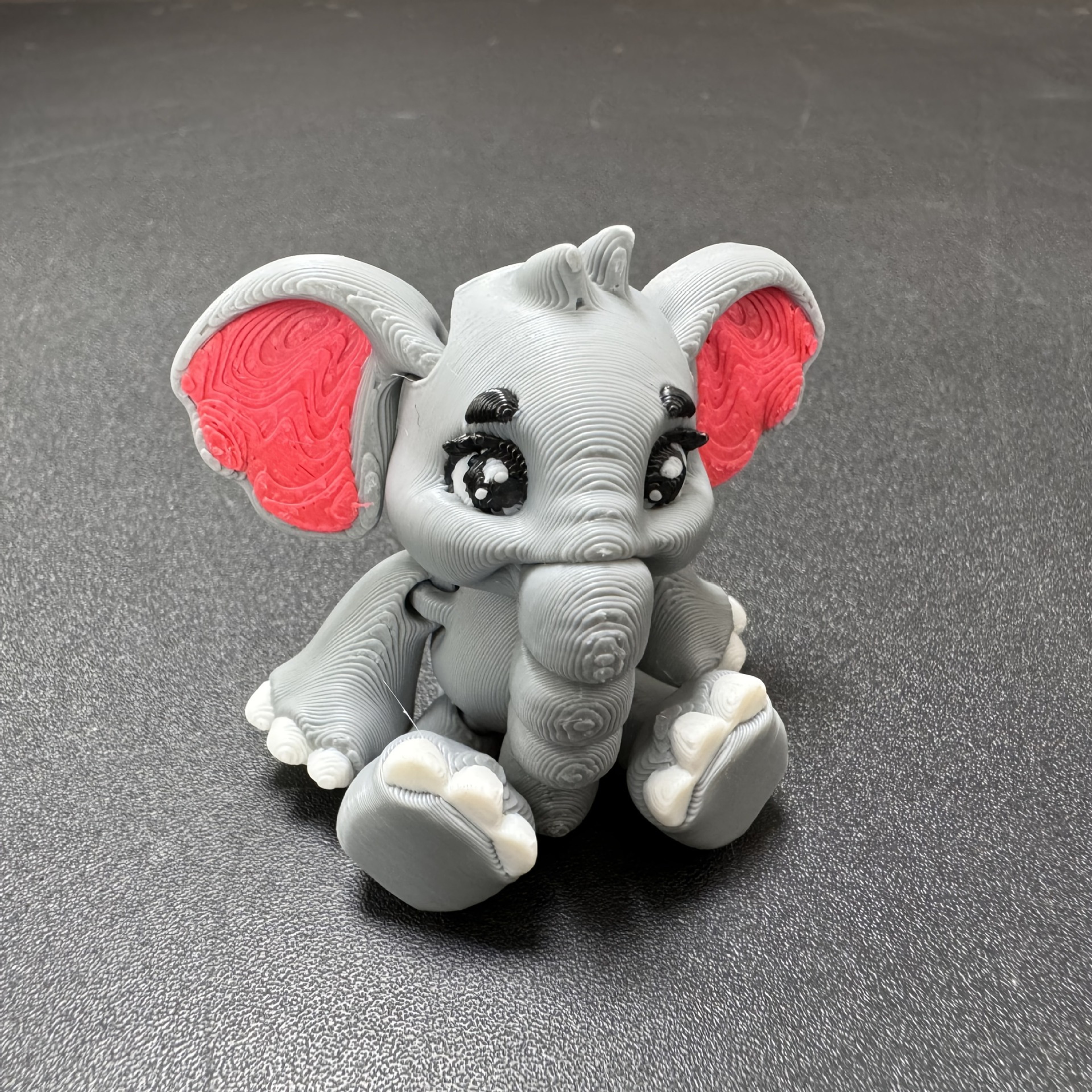 Home Decoration Accessories Desk Figurines Movable Elephant Gift – view 3