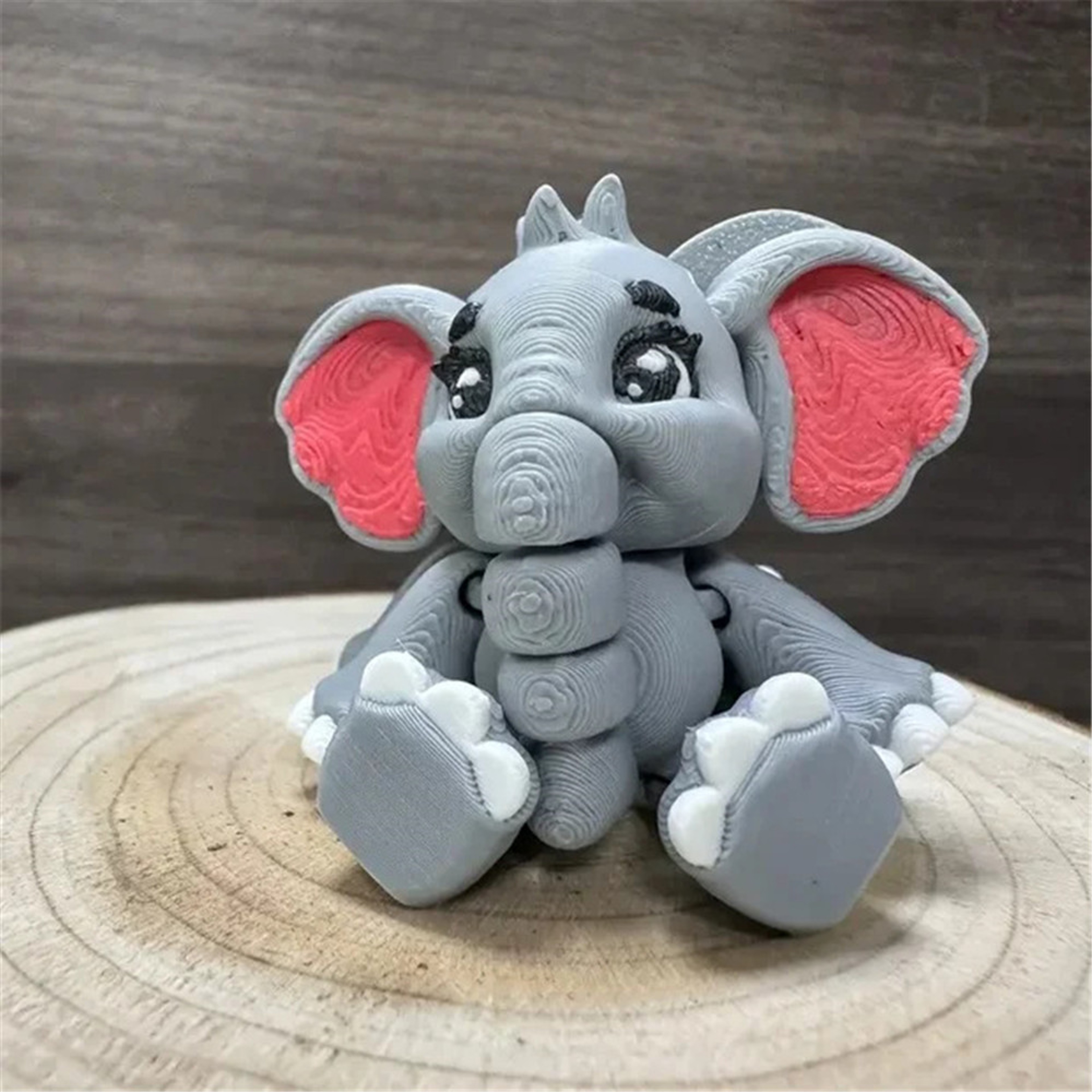 Home Decoration Accessories Desk Figurines Movable Elephant Gift – view 5