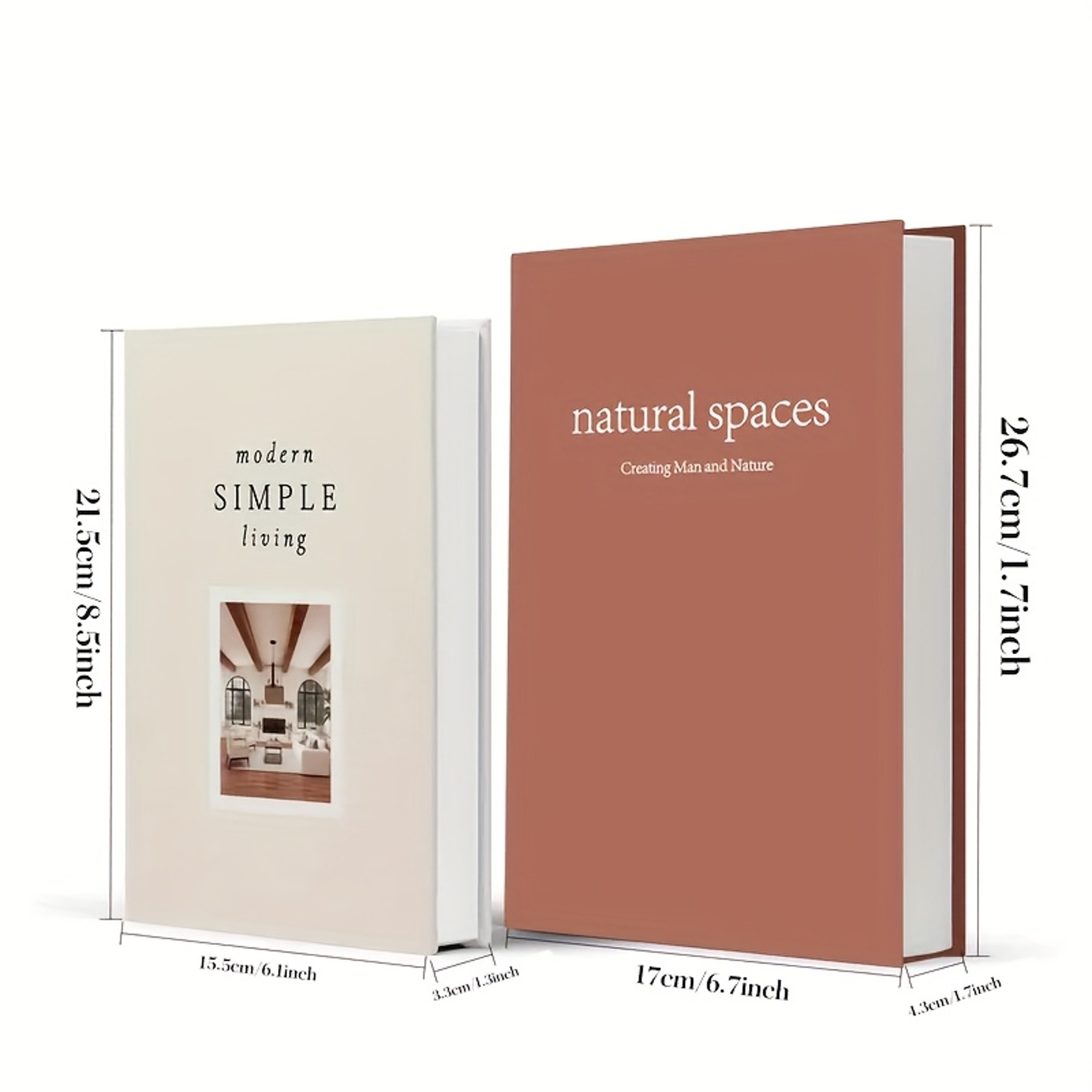 Decorative Faux Books, Stackable and Modern Minimalist Style for Home DecoR – view 5