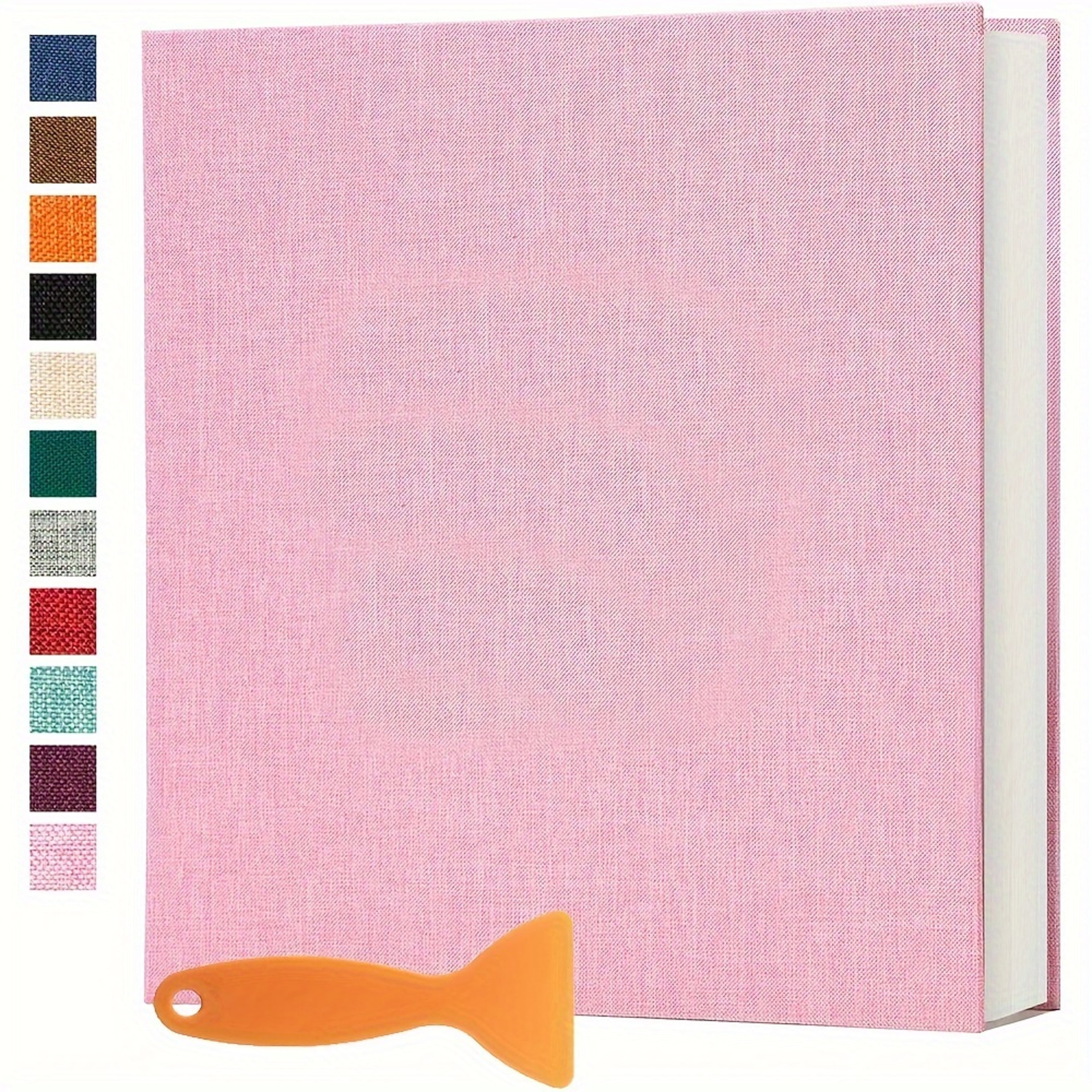 Self Adhesive Photo Storage Album, Solid Color Large Pages for Weddings & Anniversaries – view 8