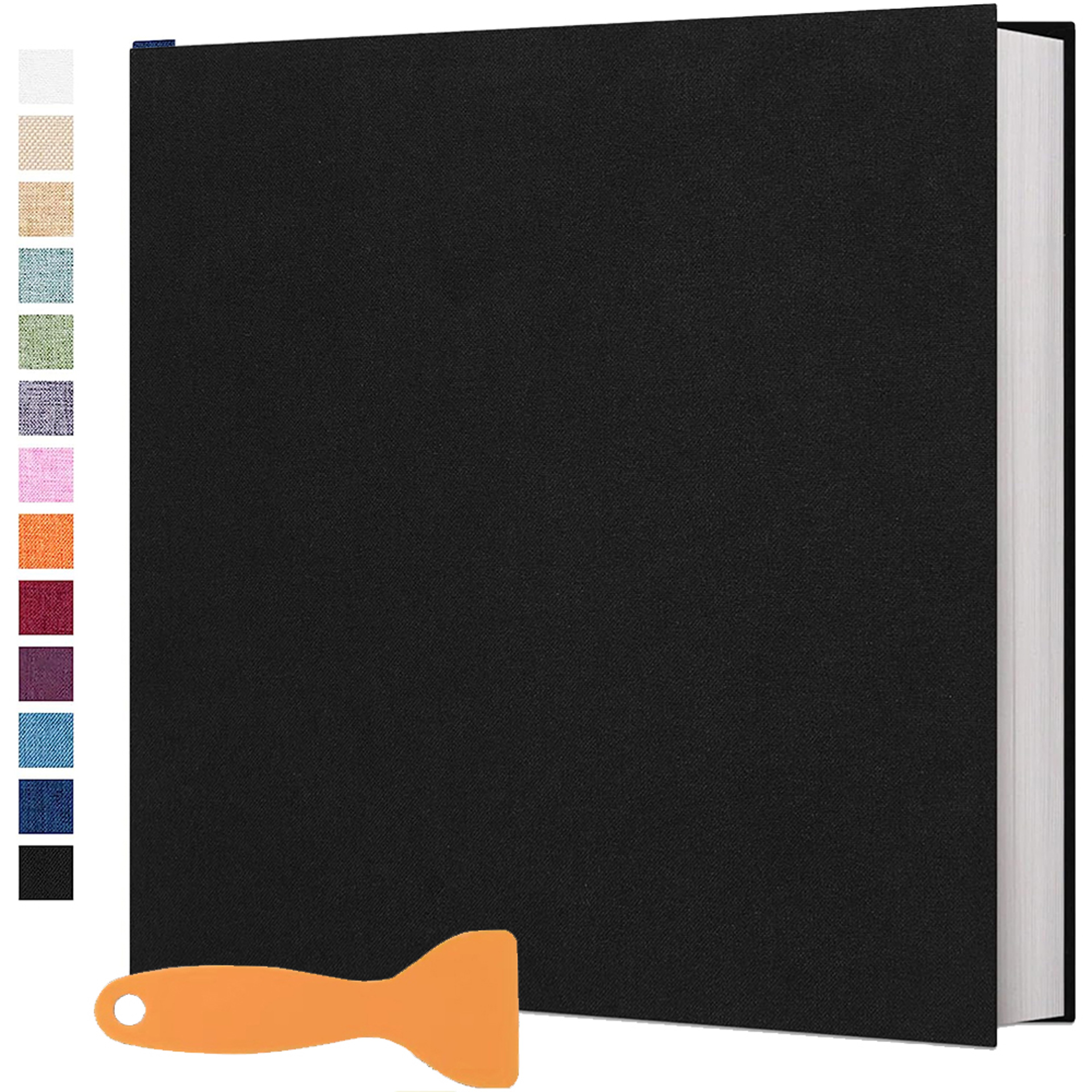Self Adhesive Photo Storage Album, Solid Color Large Pages for Weddings & Anniversaries – view 9