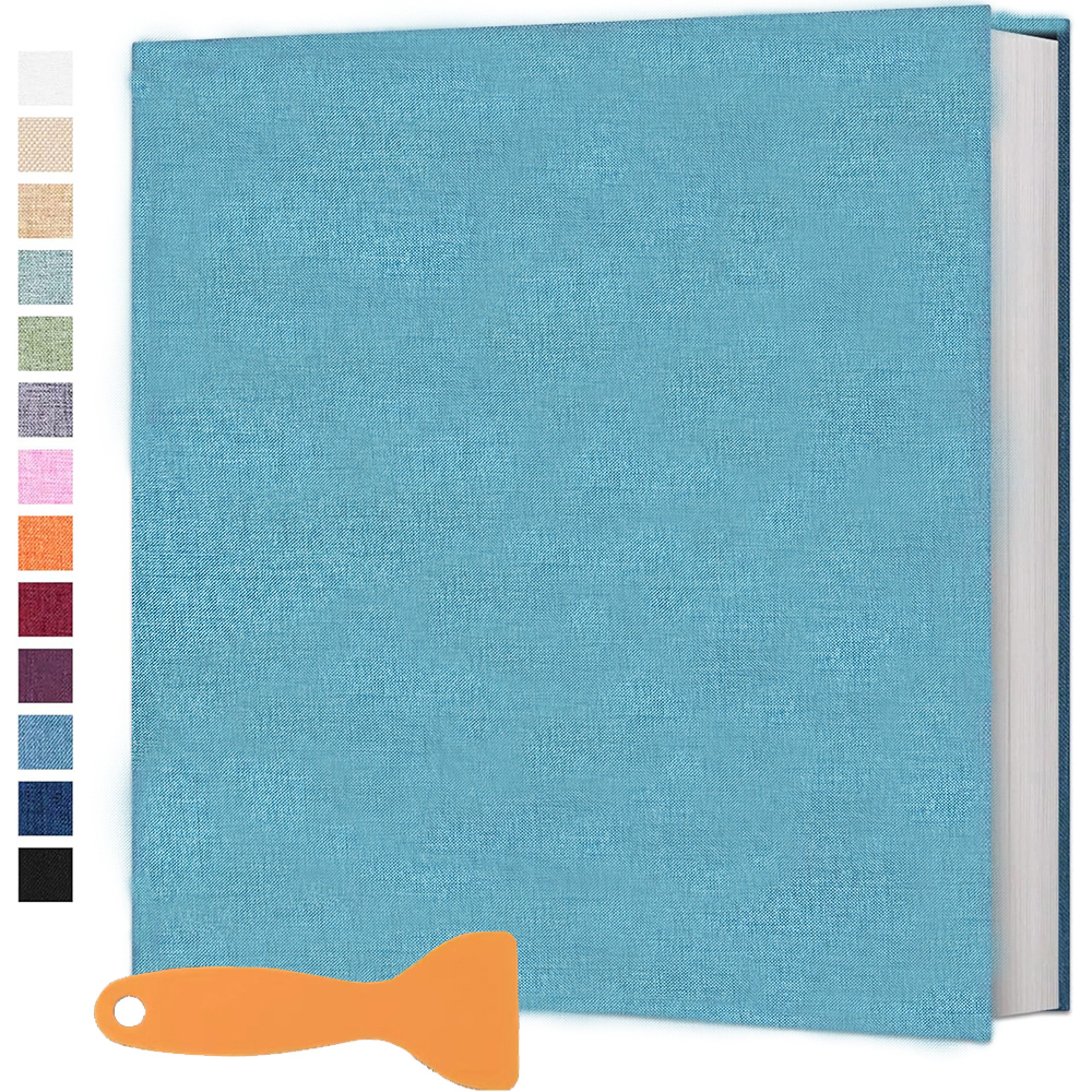 Self Adhesive Photo Storage Album, Solid Color Large Pages for Weddings & Anniversaries – view 10