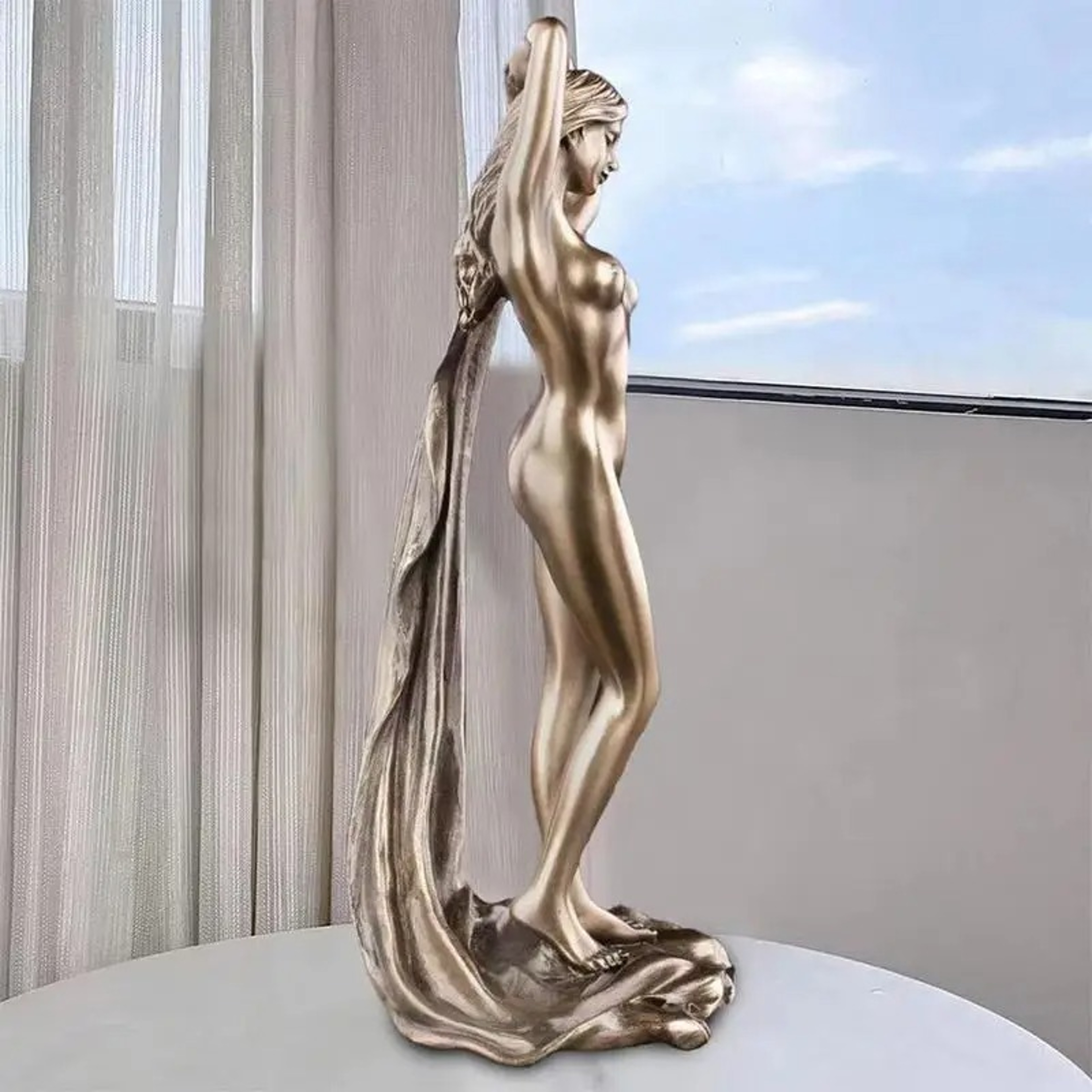 Handicraft Goddess Statue for Home Decoration, Tabletop Ornament – view 4