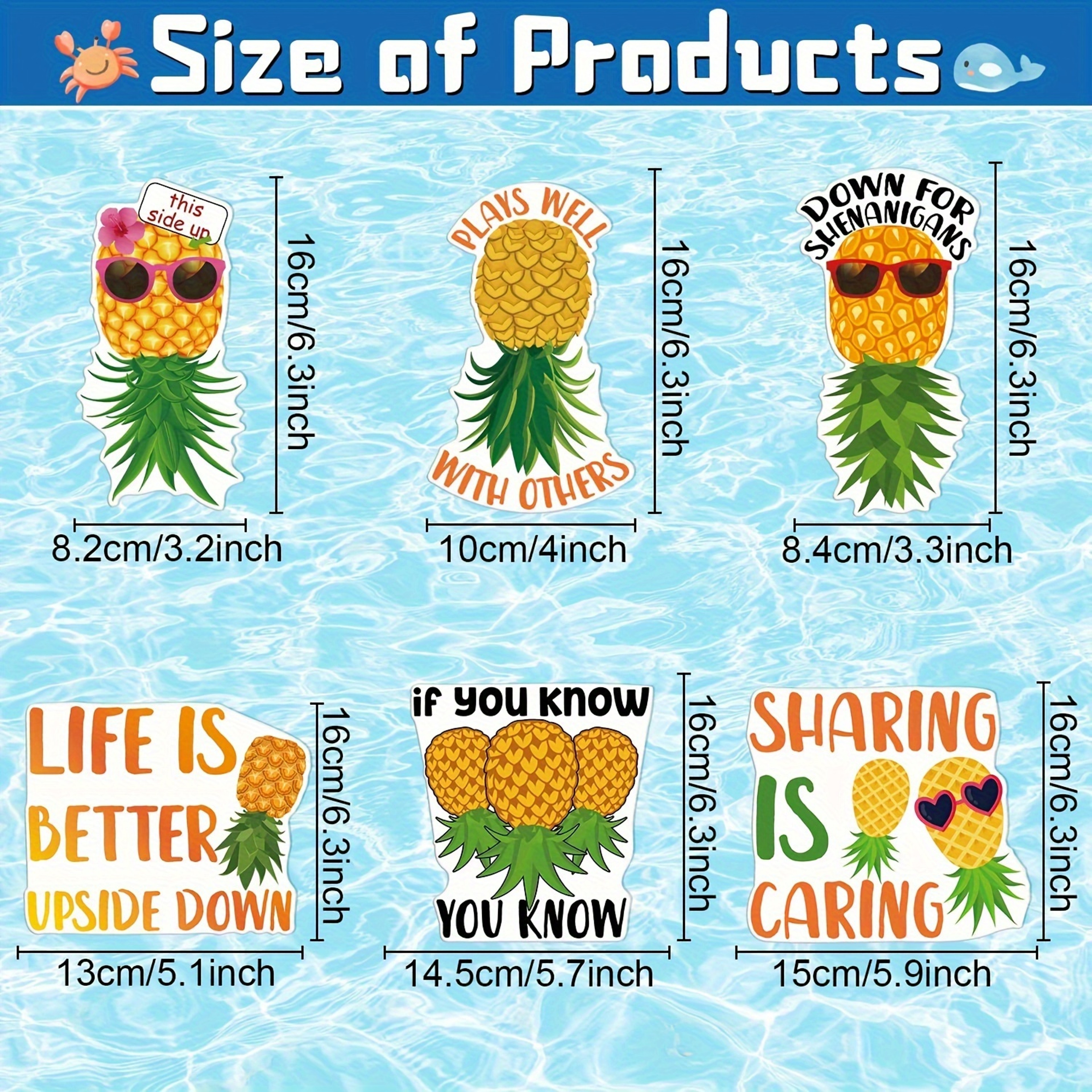 Swingers Swinging Lifestyle Magnets, Upside Down Pineapple Cruise Ship Door Decorations – view 3
