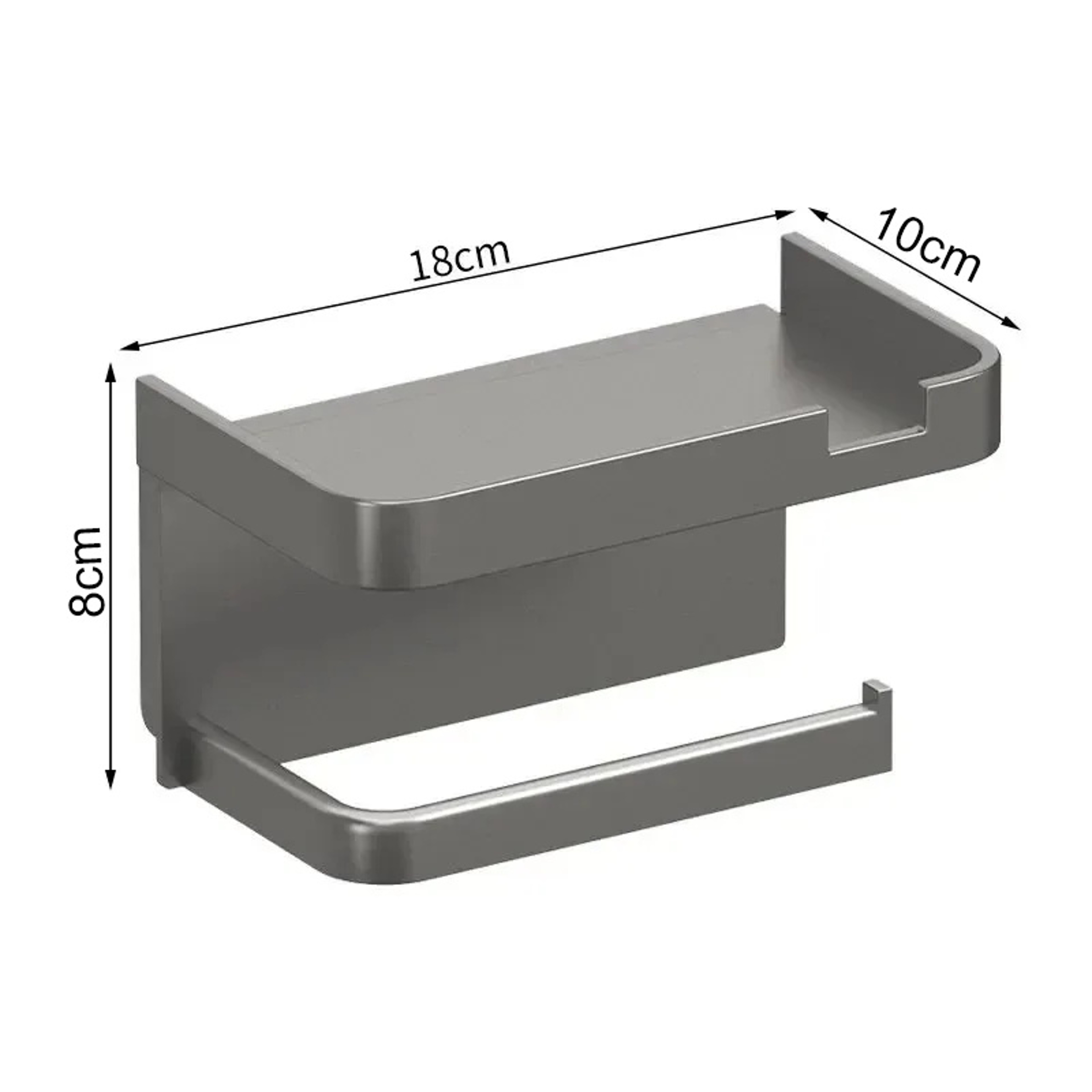 Plastic Storage Rack Holder, Kitchen Towel Placement, Seasoning Bottles, Bathroom Roll Paper, Phone Storage Solution – view 9