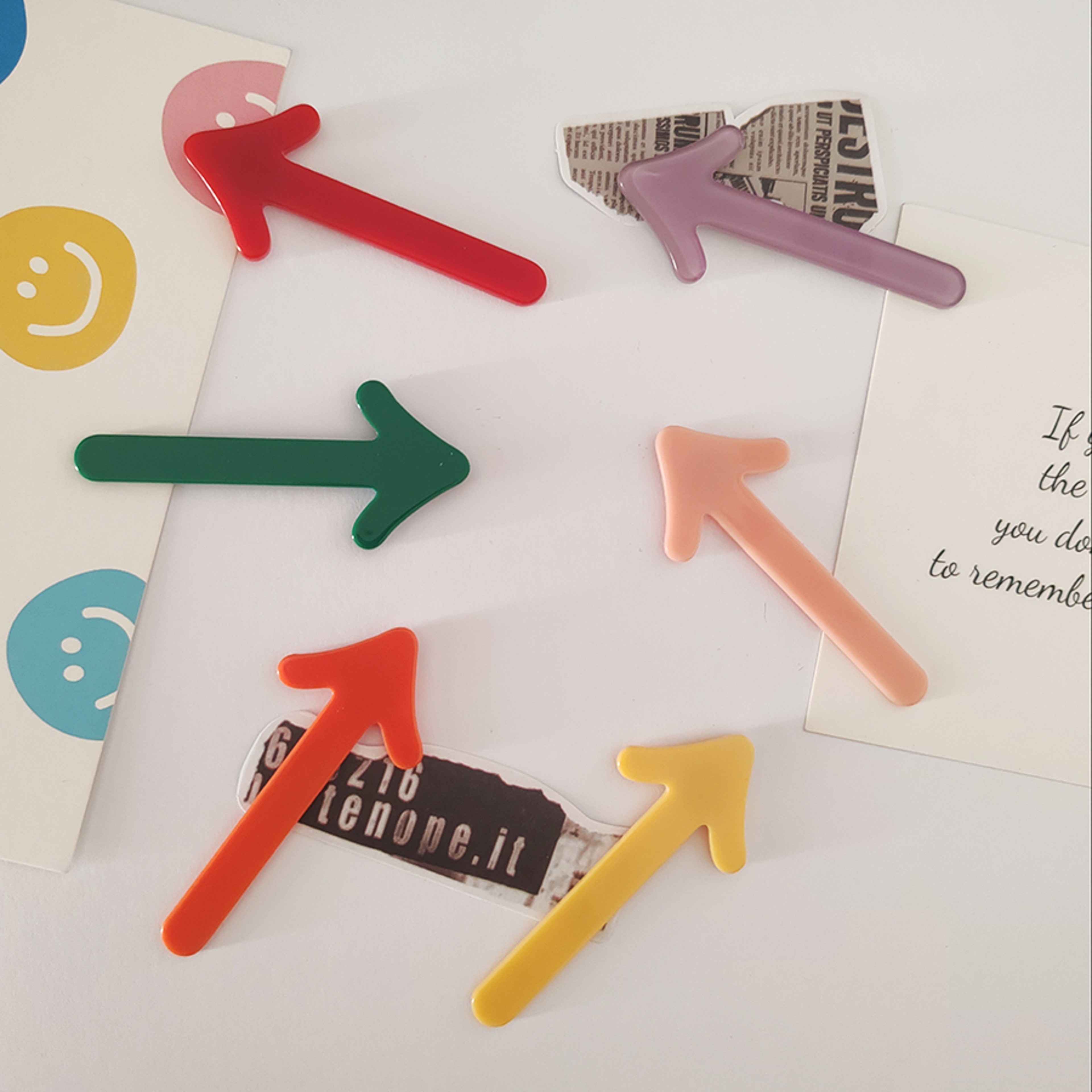 Cute Creative Mark Magnet, Personalized and Fun Arrow Refrigerator, Fridge Photo Message Decorative – view 1