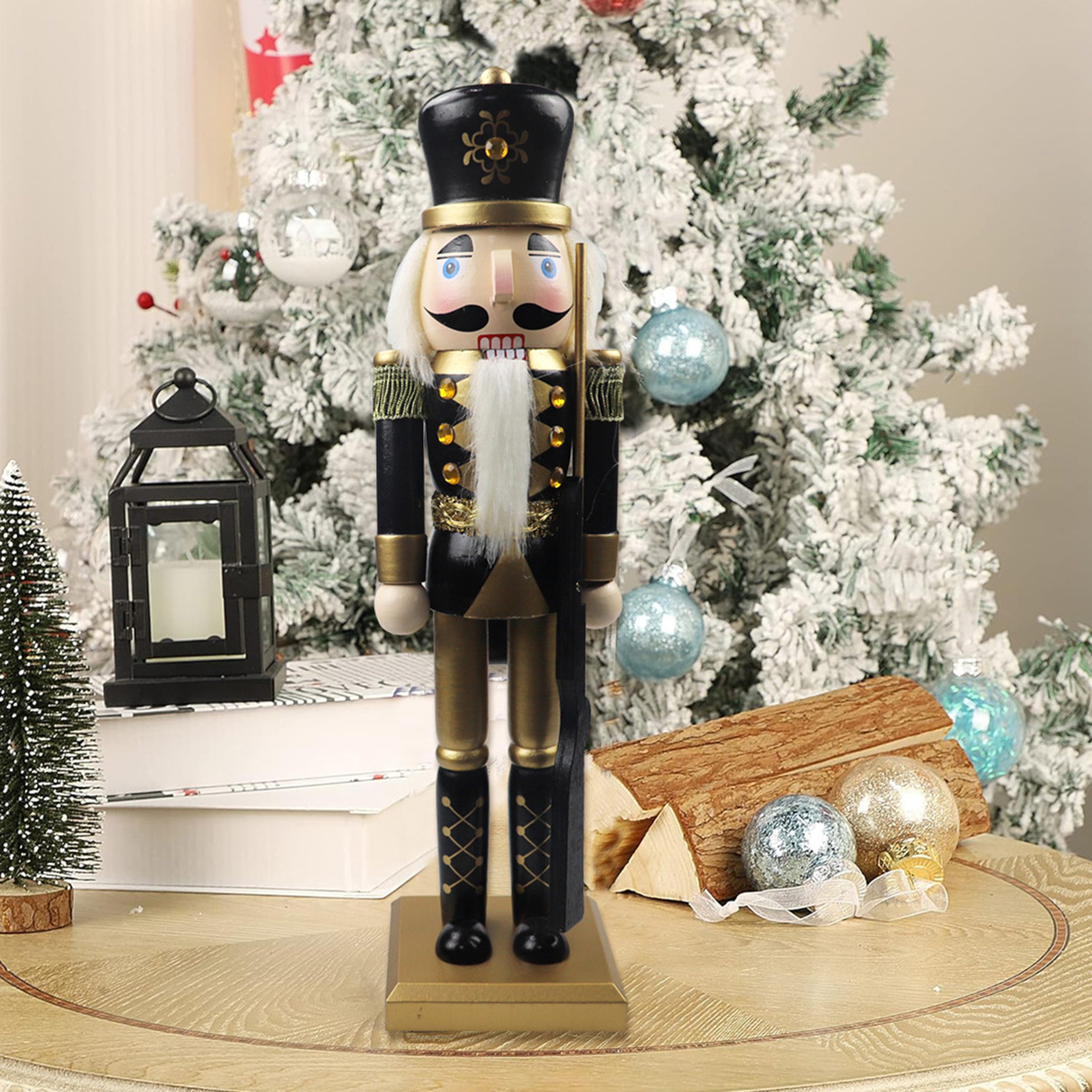 Nutcracker Ornament Gift for Home, Outdoor Sculpture Figurines, Garden Room Decor and Bedroom Decoration Items – view 2