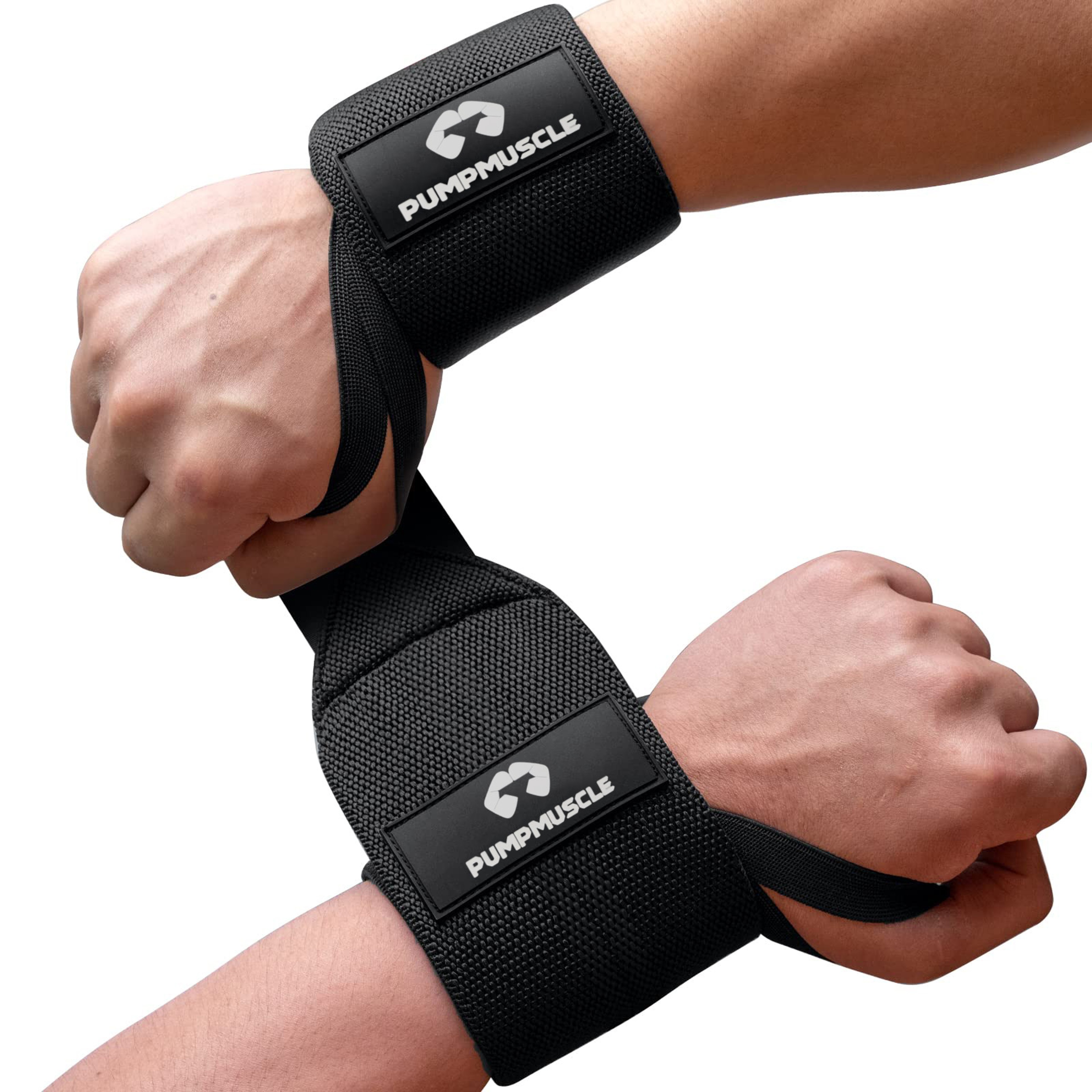 Wraps, Bench Press Bar Grip Assist Pads, Dumbbell Hand Straps for Weightlifting & Gym Sports – view 1