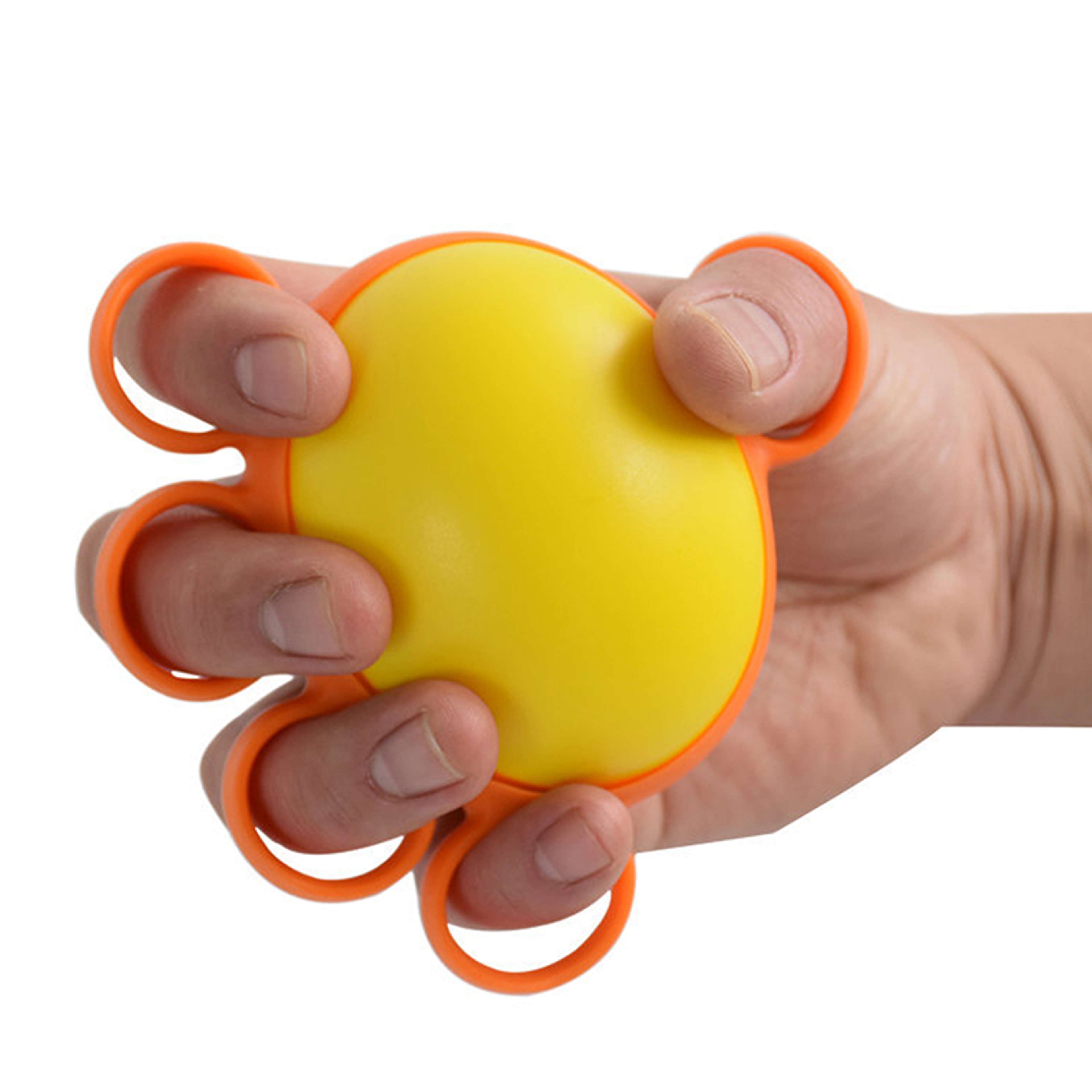 Finger Exercise Hand Therapy Ball, Grip Strength Trainer for Rehabilitation and Stress Relief – view 4