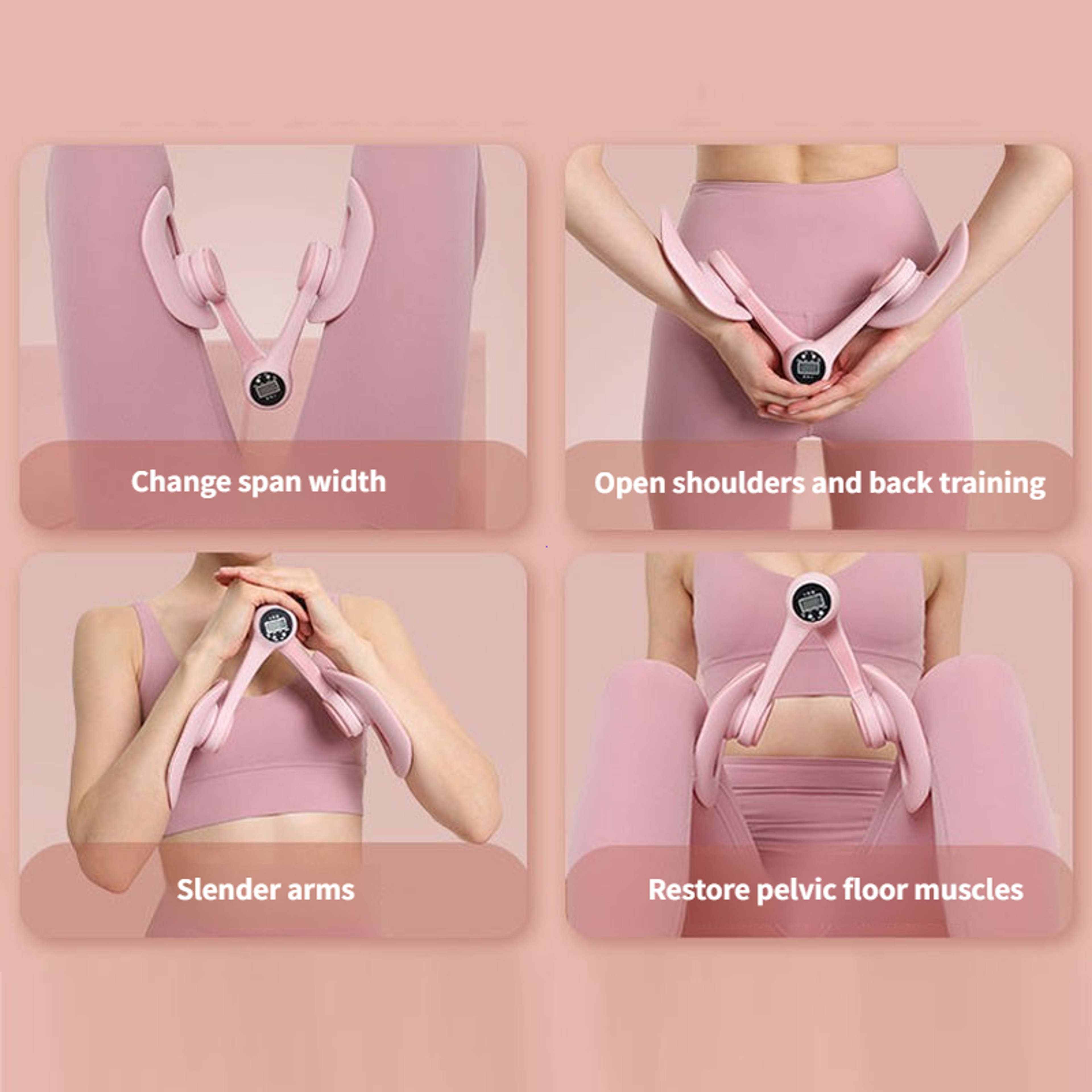 Non-Slip Comfortable Pelvic Floor Muscle Trainer, Leg Trainer for Postpartum Recovery, Leg & Butt Training – view 2
