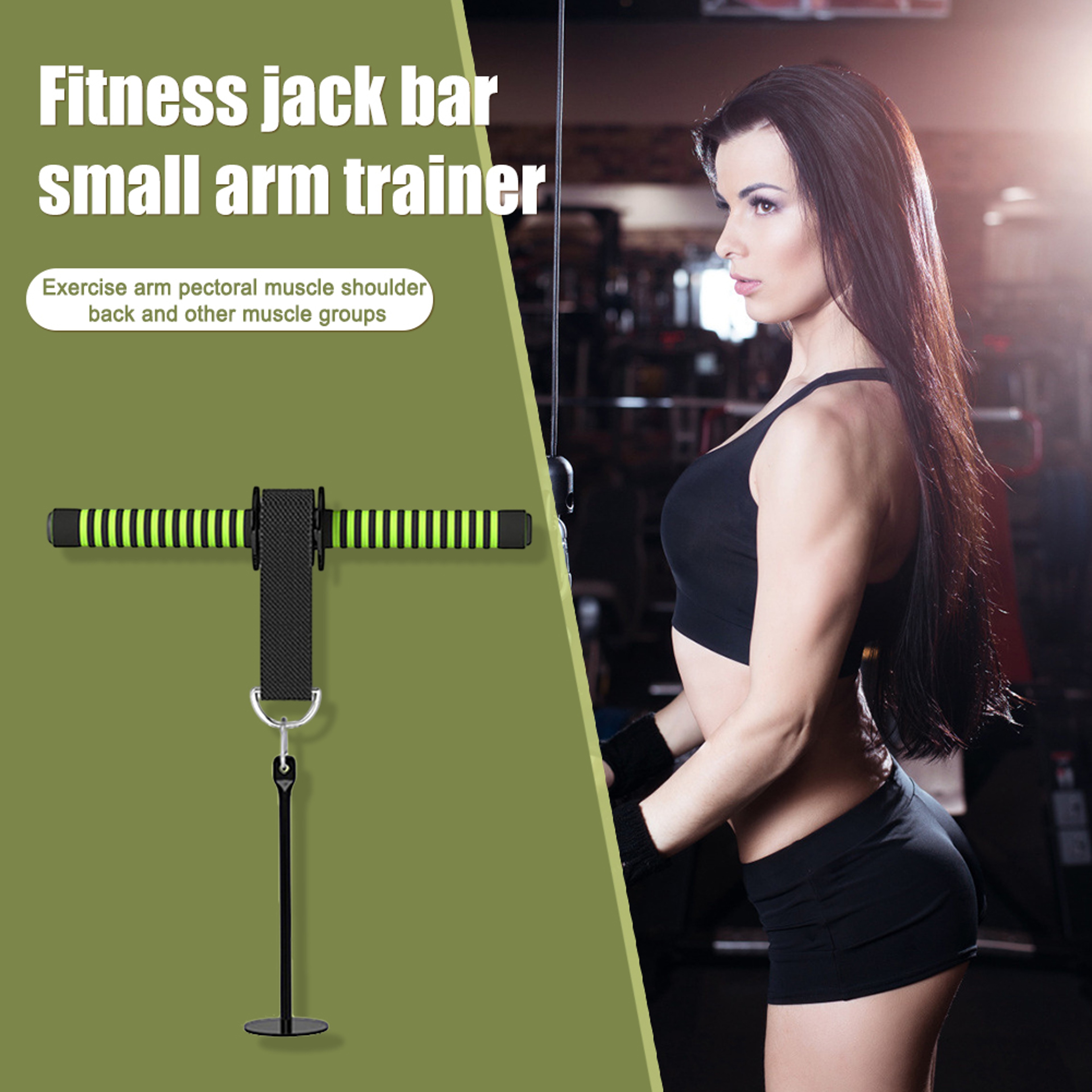 Unisex Wrist Roller Exerciser Forearm Strength Workout Bar Thickened Sponge Grip For Fitness 0