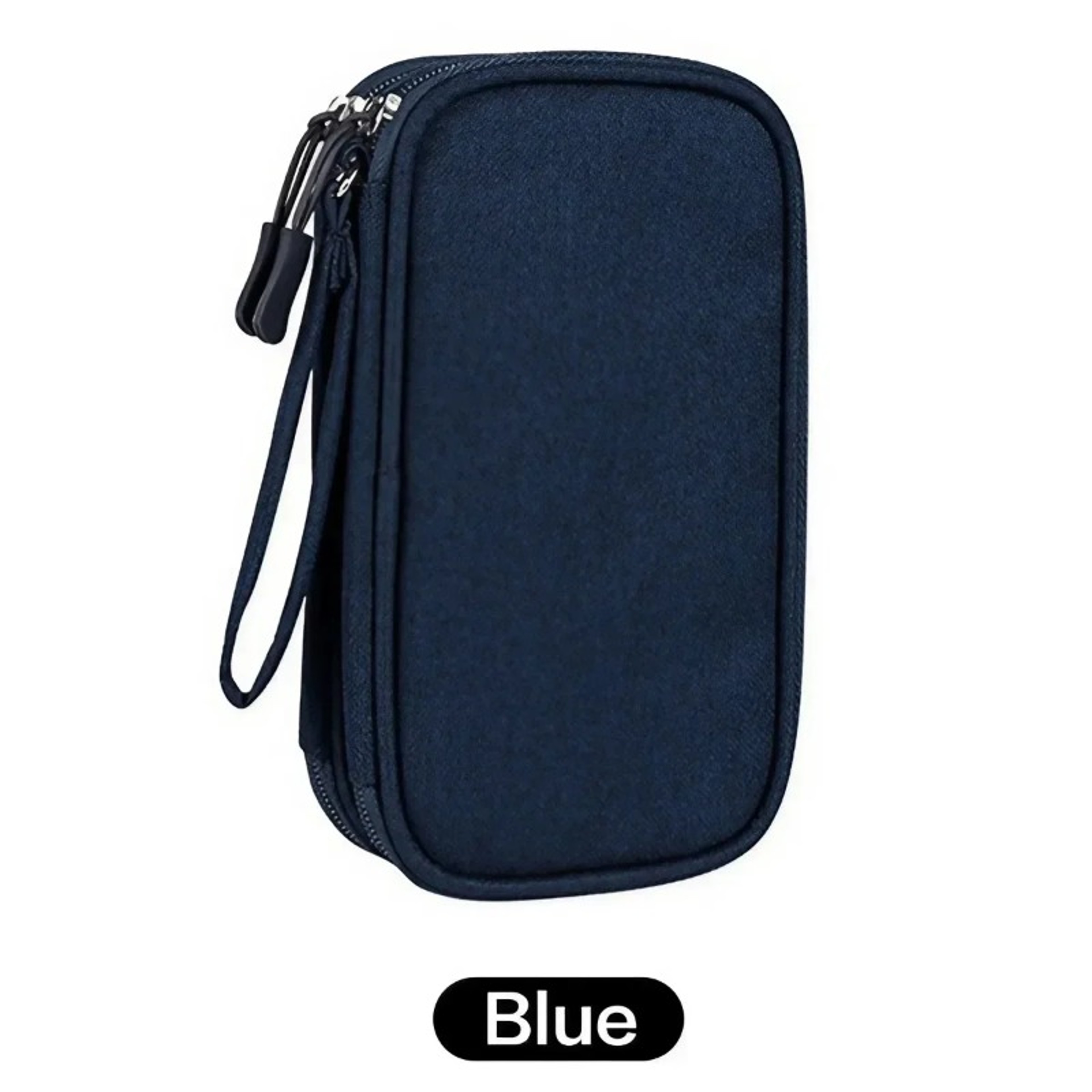 Portable Waterproof Double Layer Cable Organizer Pouch Tech Gadget Travel Case For Power Bank Charg 6
