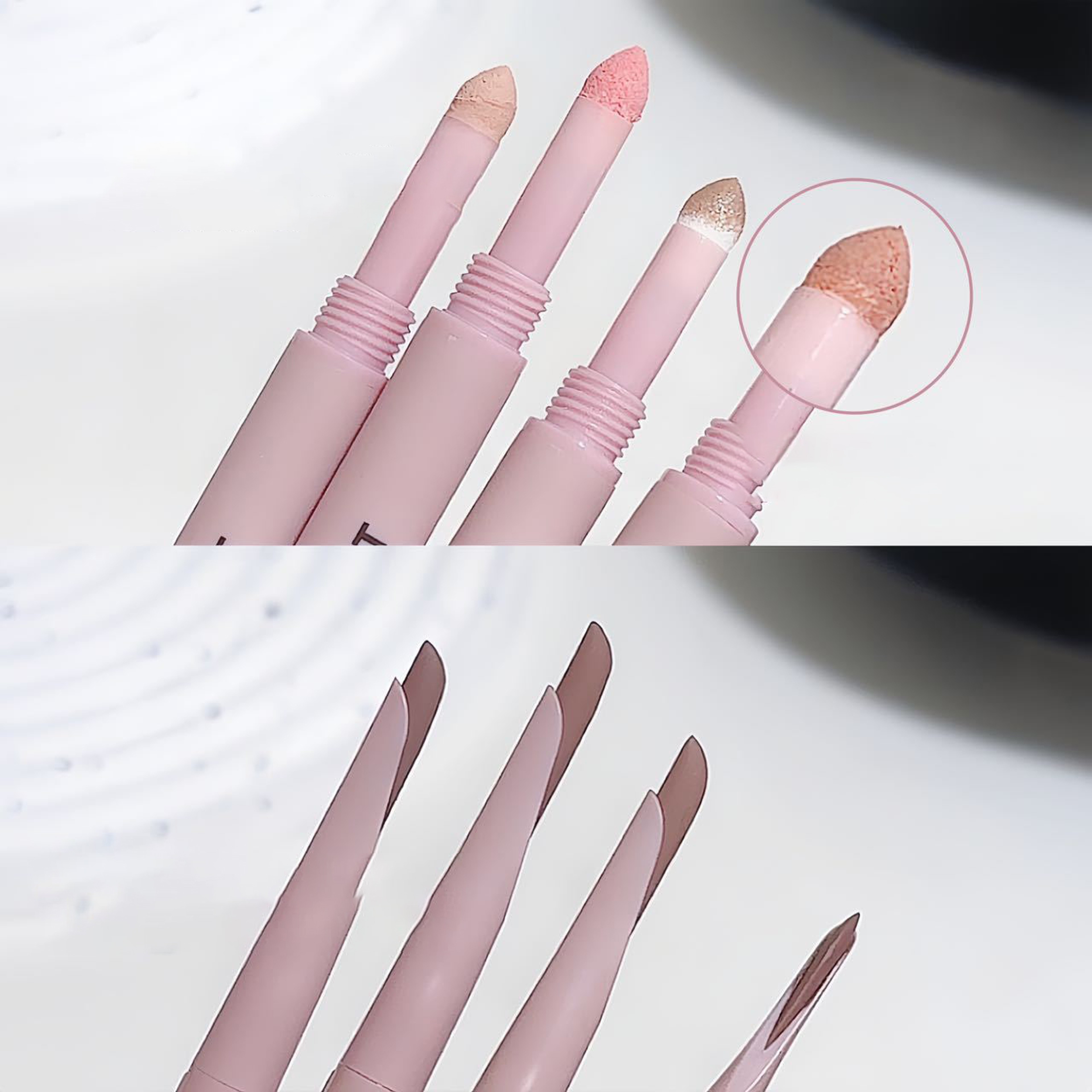 Two-in-One Double-ended Silkworm Eyeliner, Naturally Brightening, Long-lasting Eye Shadow Highlight – view 3