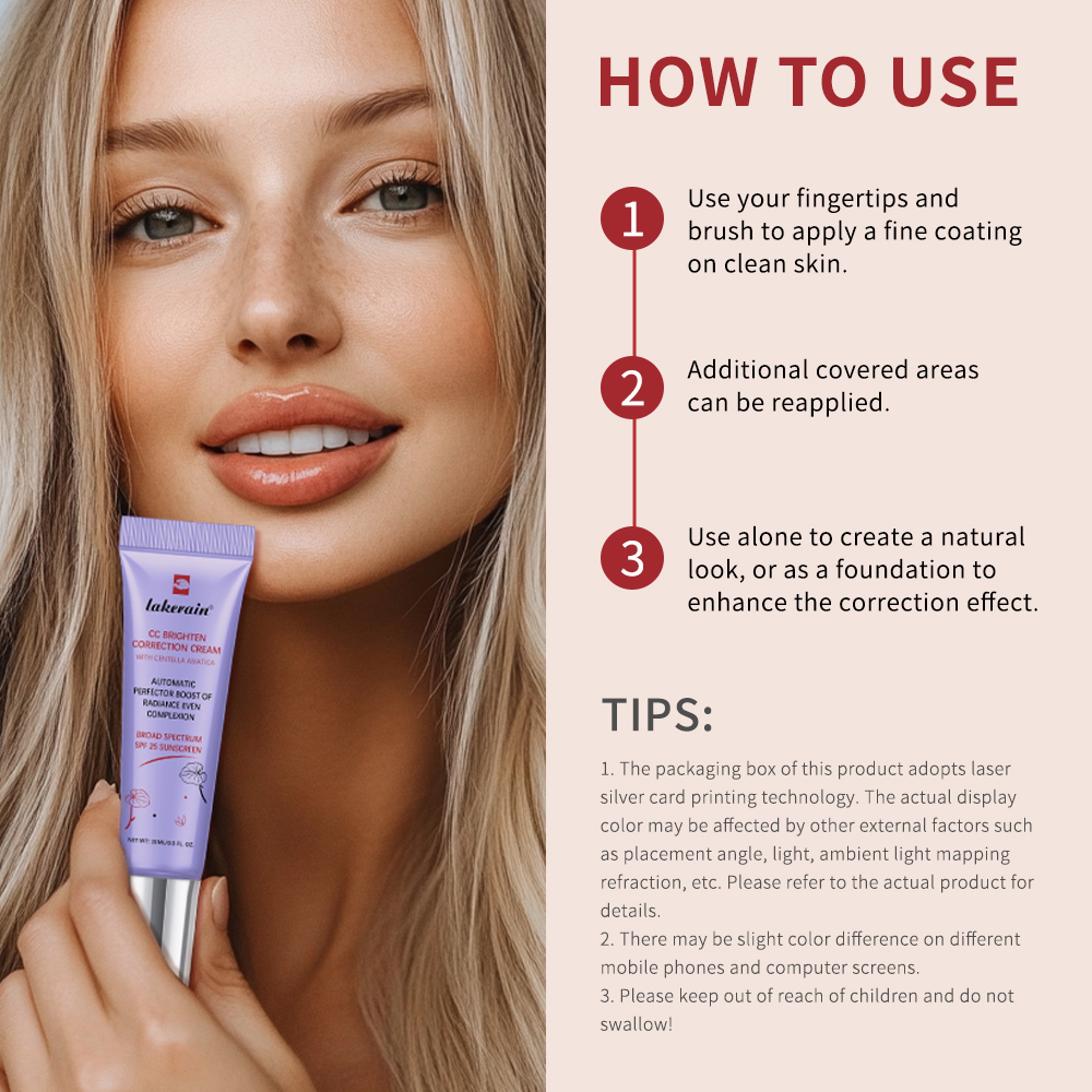 High Coverage Foundation Cream Liquid Foundation Centella Korean Makeup For Face Base 5