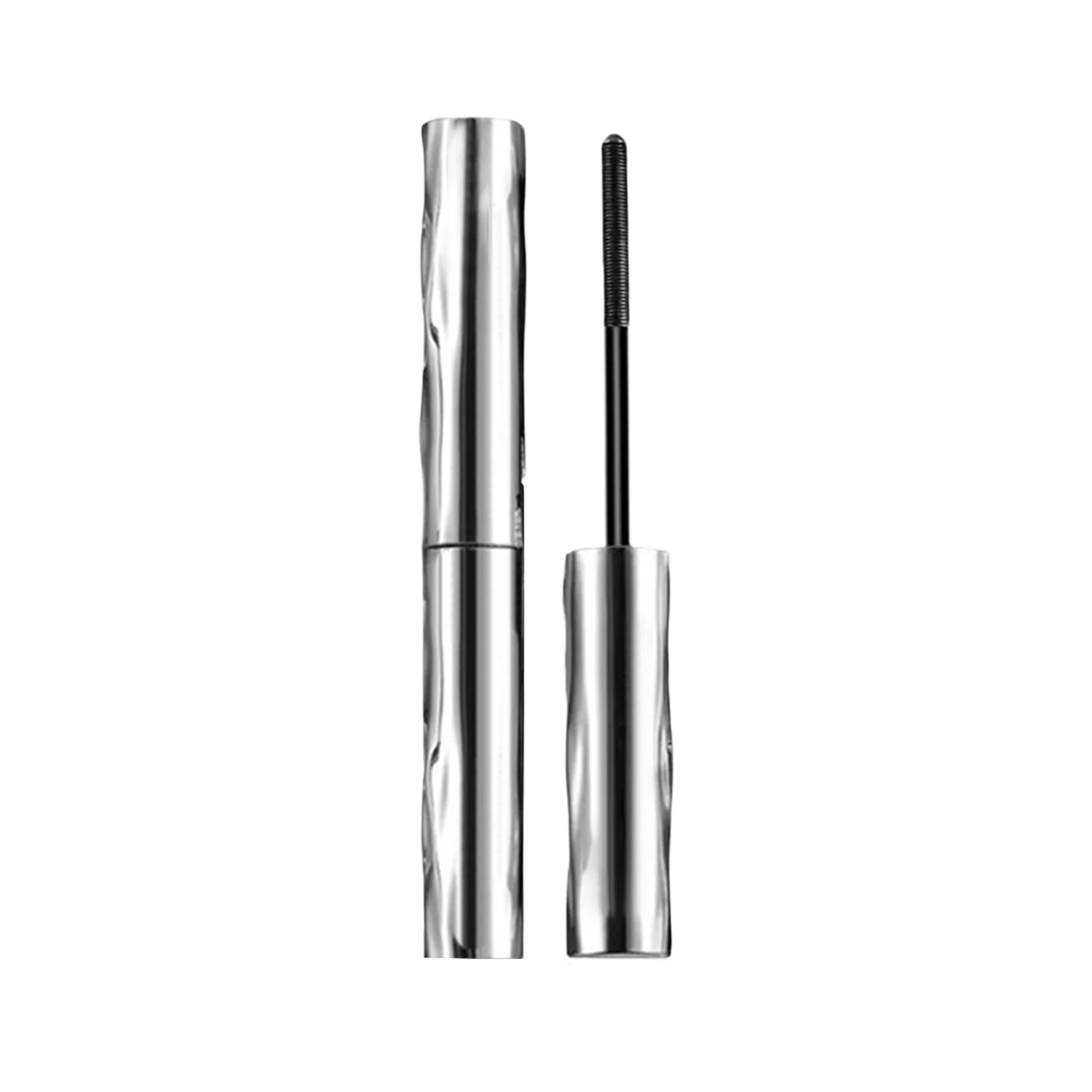 Black Silk Fiber Waterproof Mascara, Long Curling, Non-Clumping Eyelash Extensions in Metallic Tube Makeup for Eyes – view 6