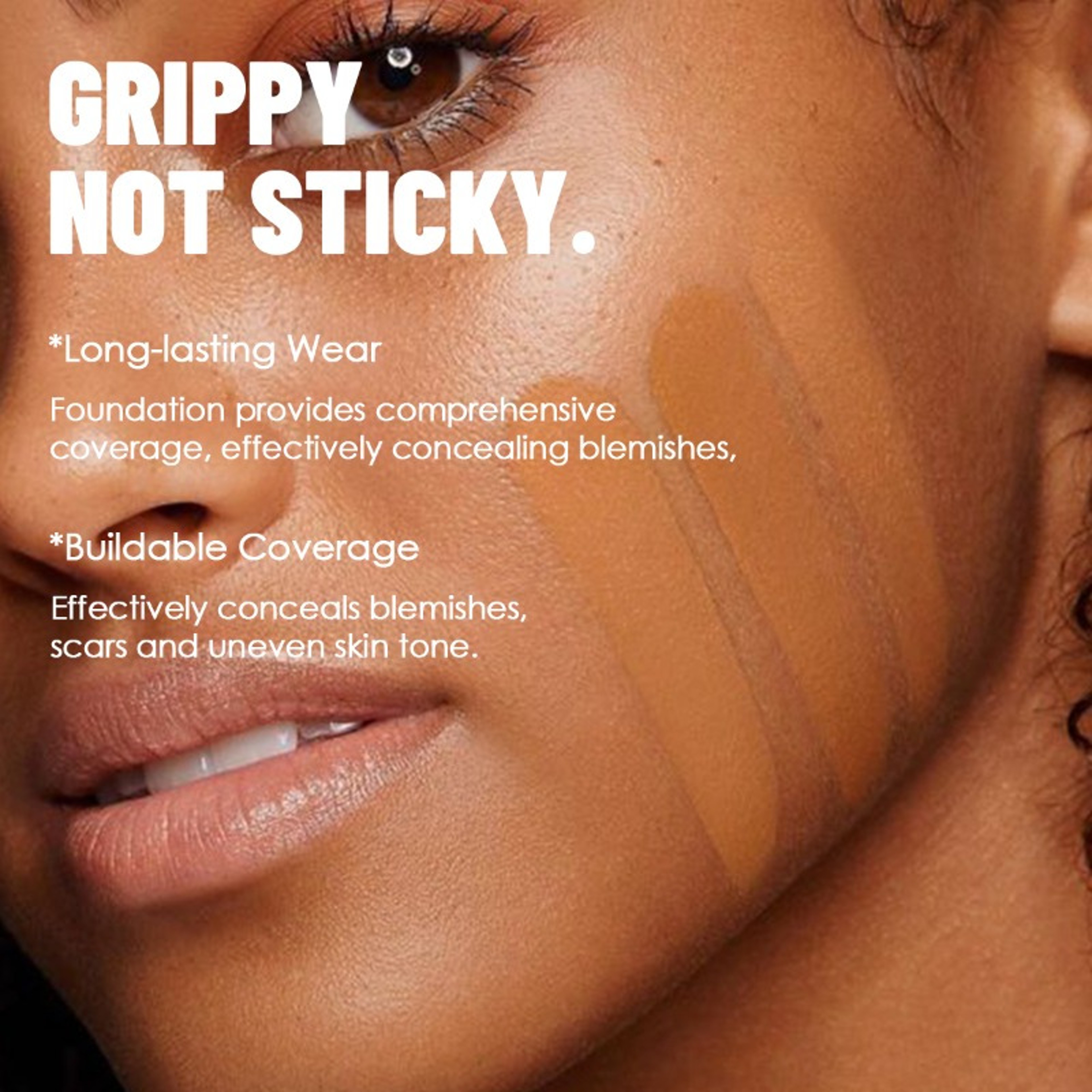 Waterproof Finish Liquid Foundation  Full Coverage OilControl Concealer For All Skin Tones 2