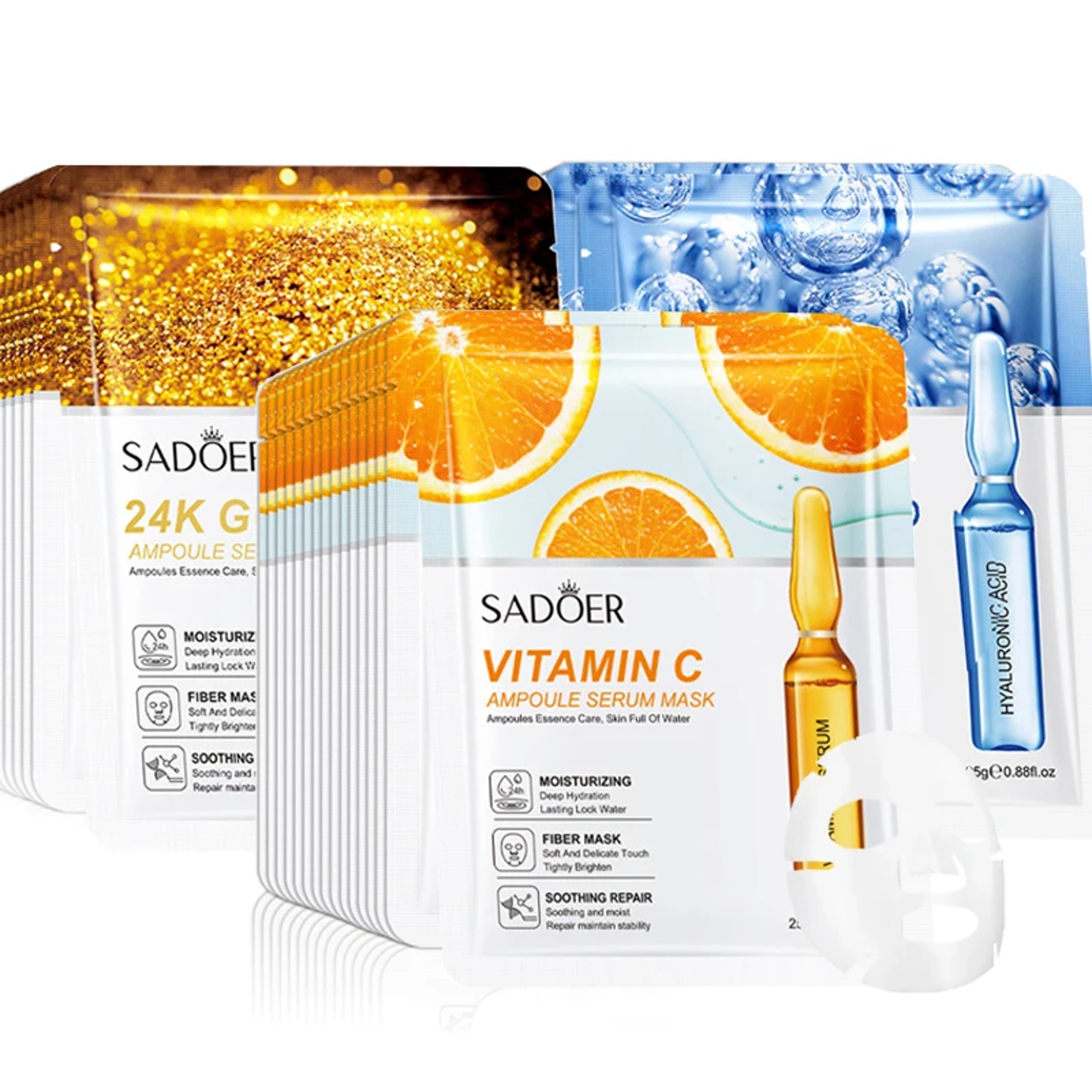 Facial Firming Acid Face Mask, Moisturizing Anti Wrinkle, Whitening Skin Care Product – view 1