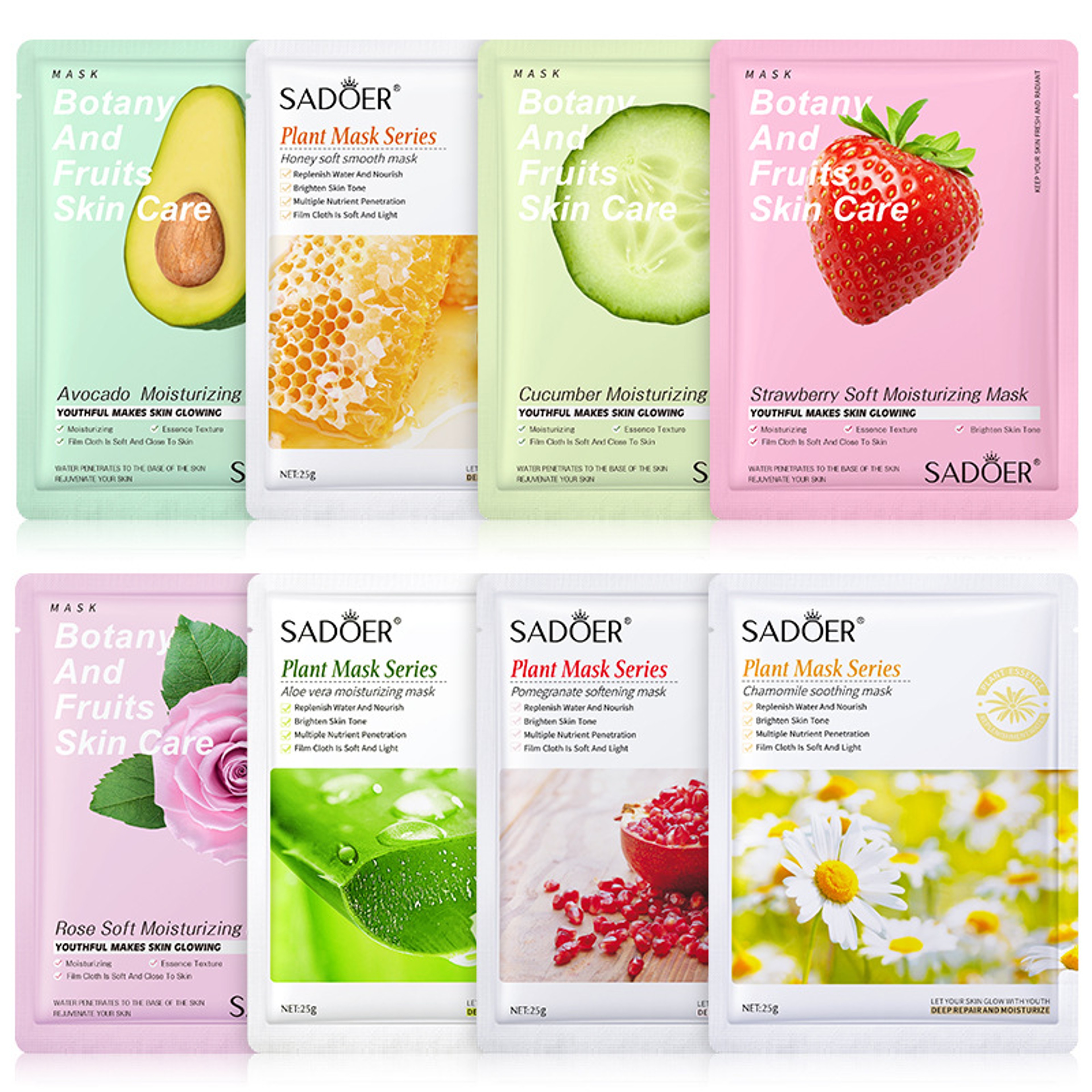 Hydrating Facial Mask Moisturizing Firming Skincare Natural Plant Face Mask Korean Beauty Facial Ca 0