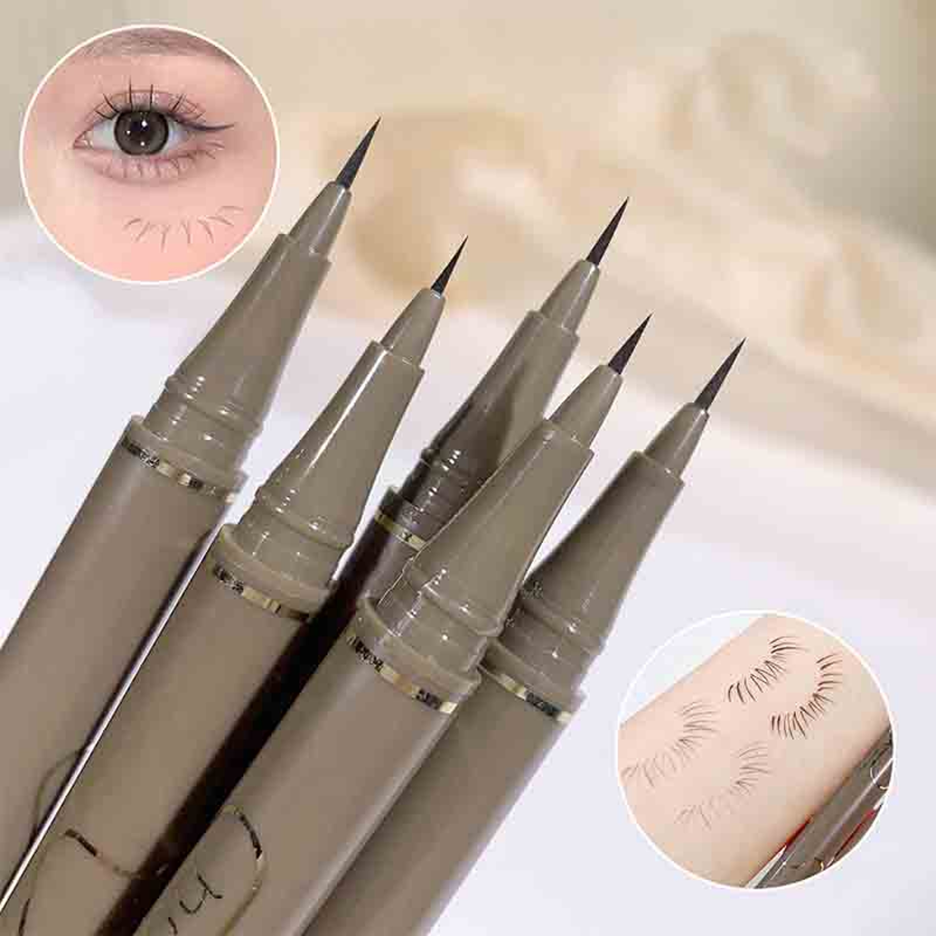 Newbie Brown Eyeliner Liquid Pen Waterproof Sweatproof Longlasting And Nonsmudged 1