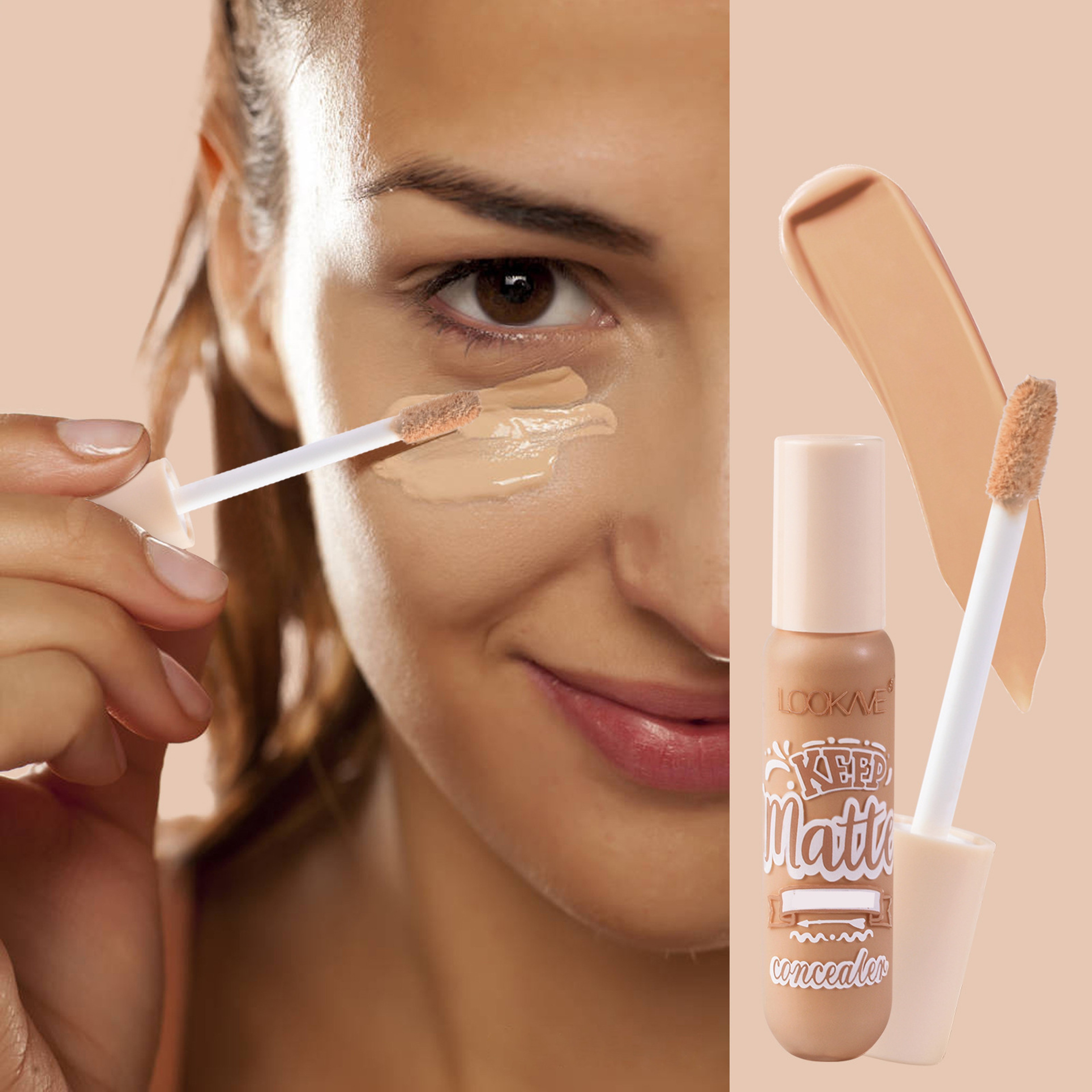 Natural Matte Concealer Cream Moisturizing Full Coverage Acne Dark Circle 2