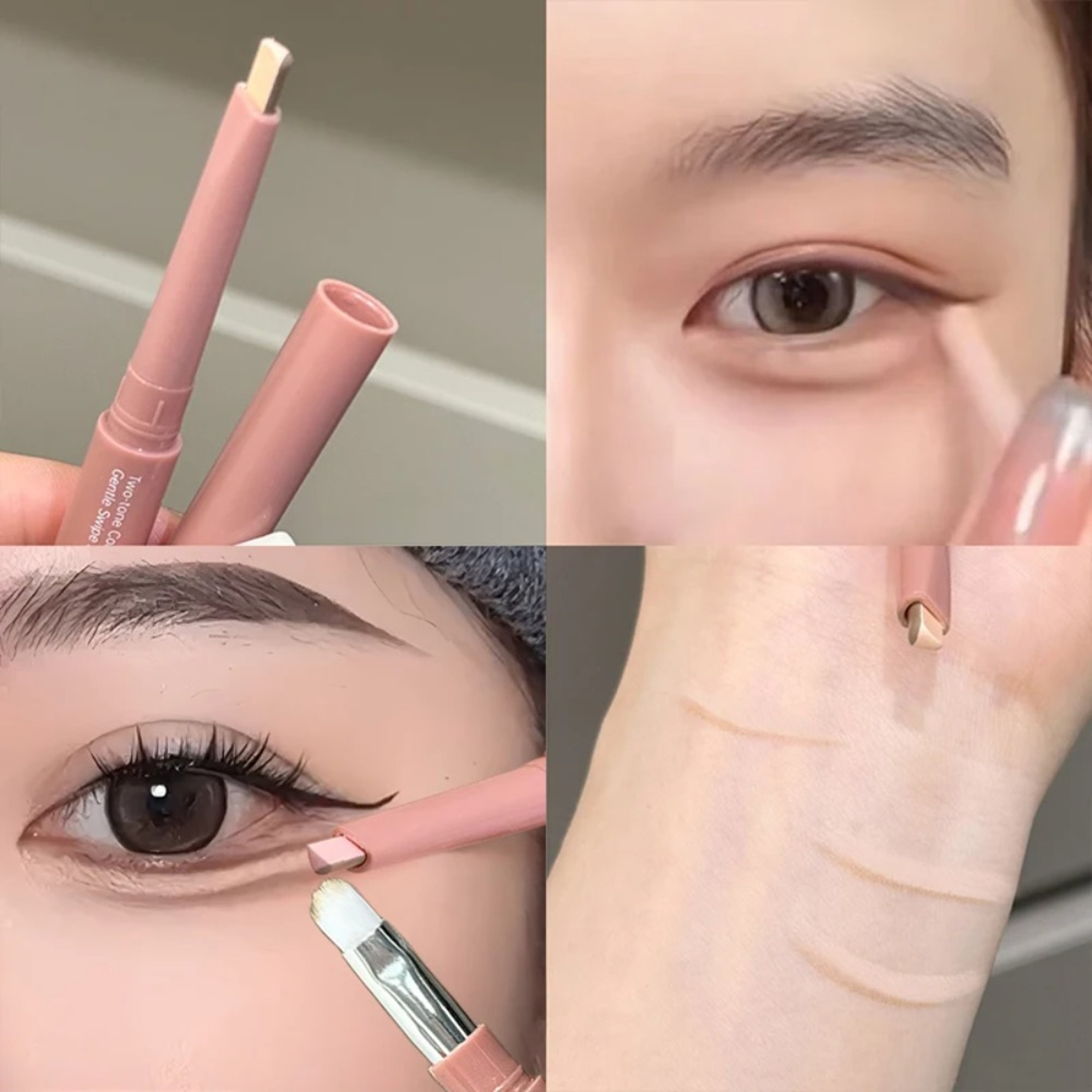 Nude Pink Highlighter Stick Aegyo Sal Brightening Shadow Lying Silkworm Lash Makeup For Beautiful E 5