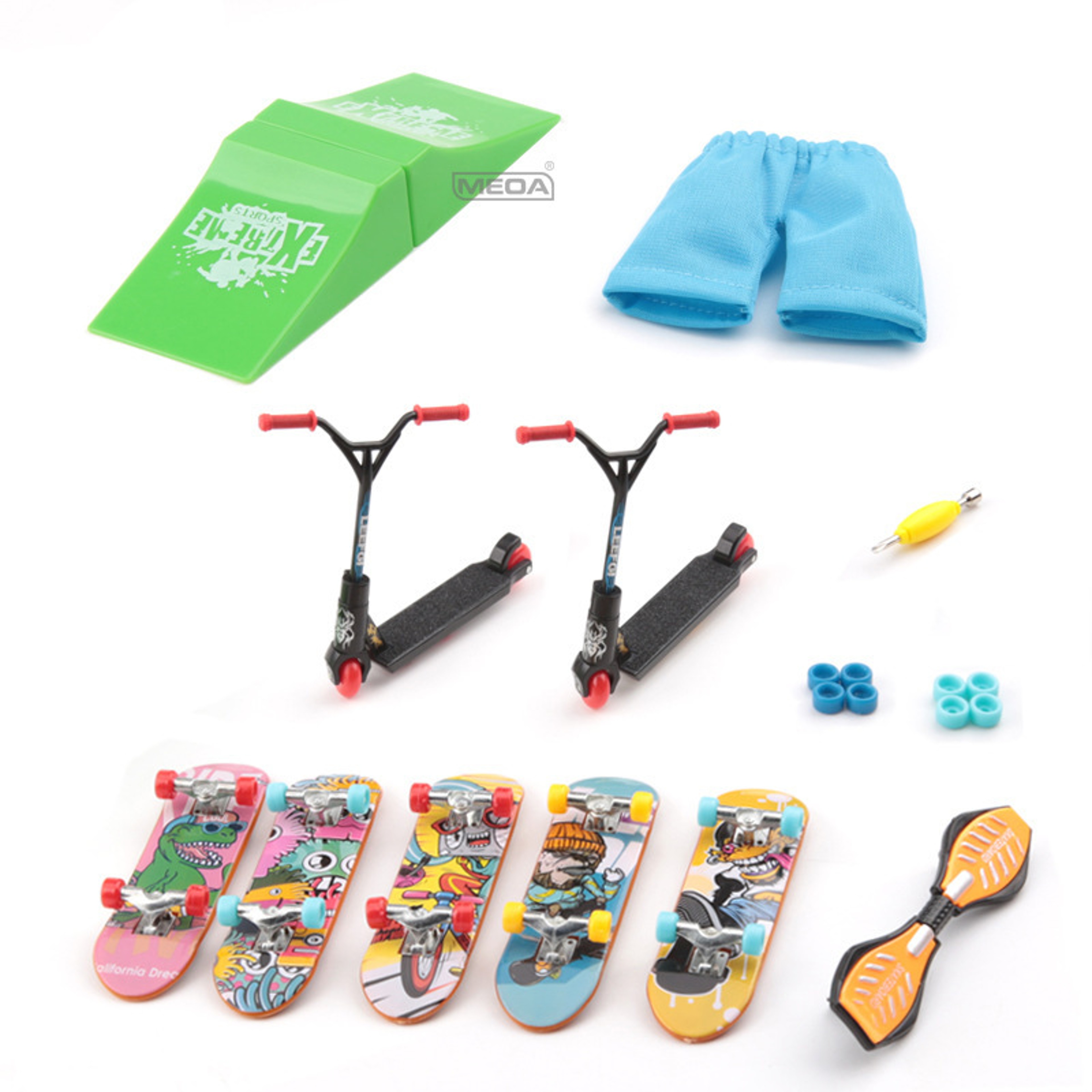 Tech Deck Ramp Venue Combo Set Roller SkatesBike For Kids Indoor Fun At Home 4