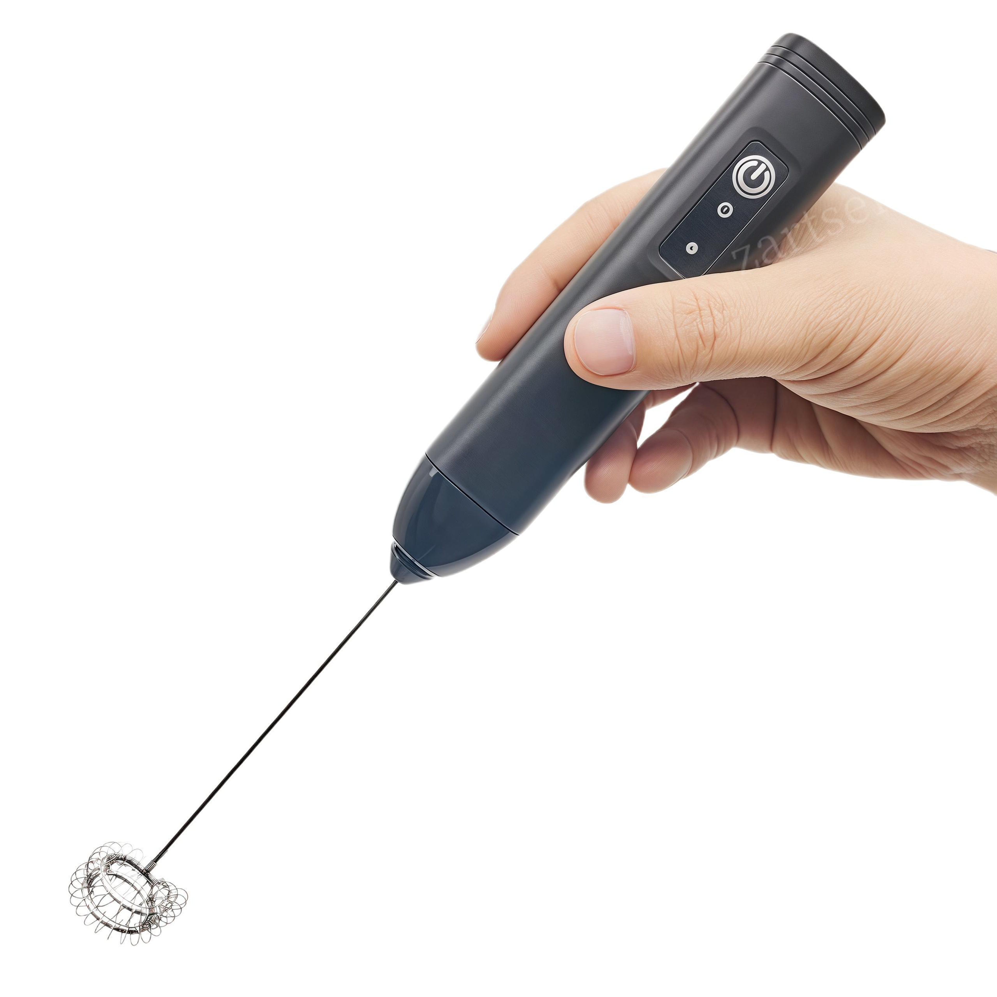 Rechargeable USB C Milk Frother Wand For Coffee Cappuccino  Cream 5