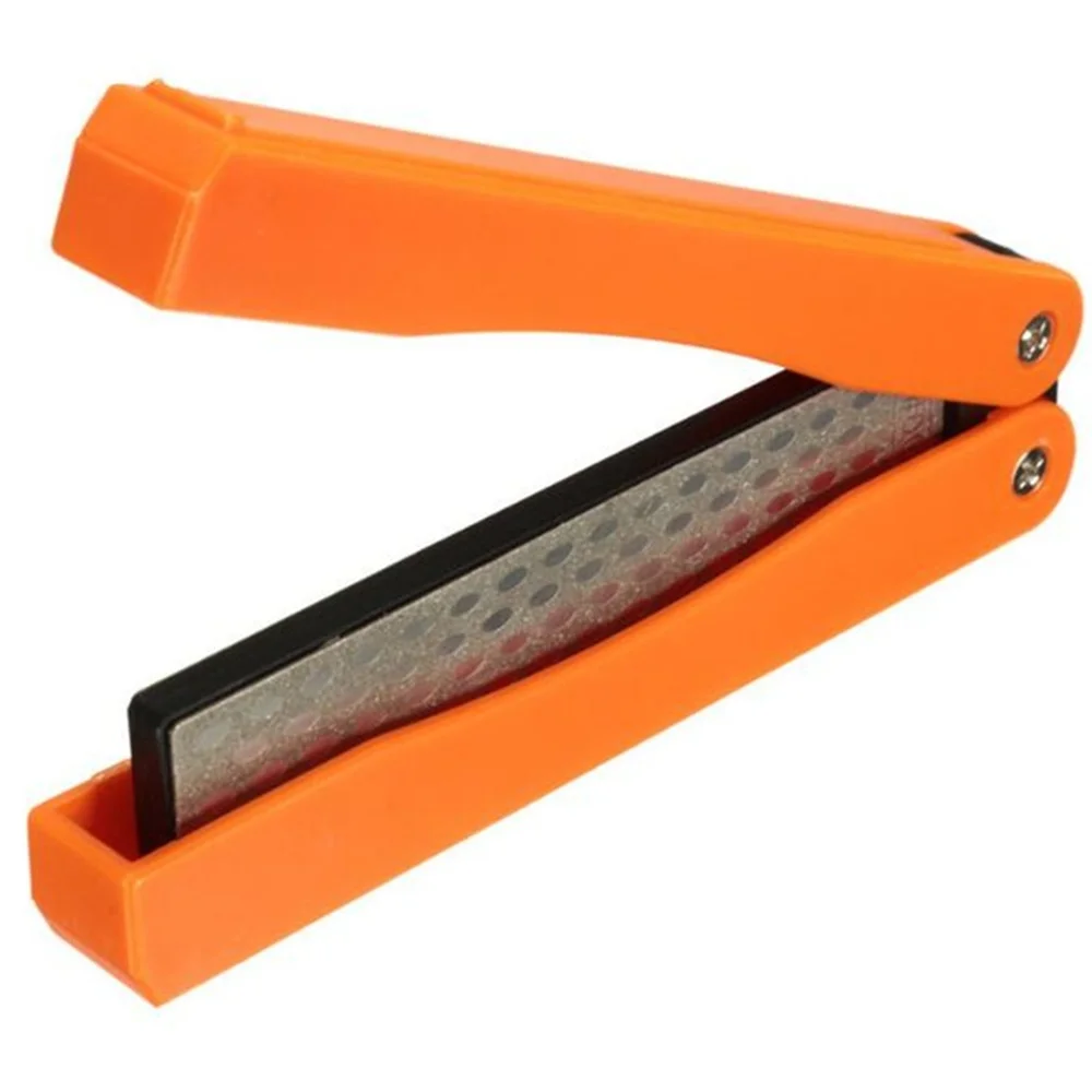DiamondEdge Foldable Pocket Knife Sharpener  Double Sided Diamond Whetstone 7