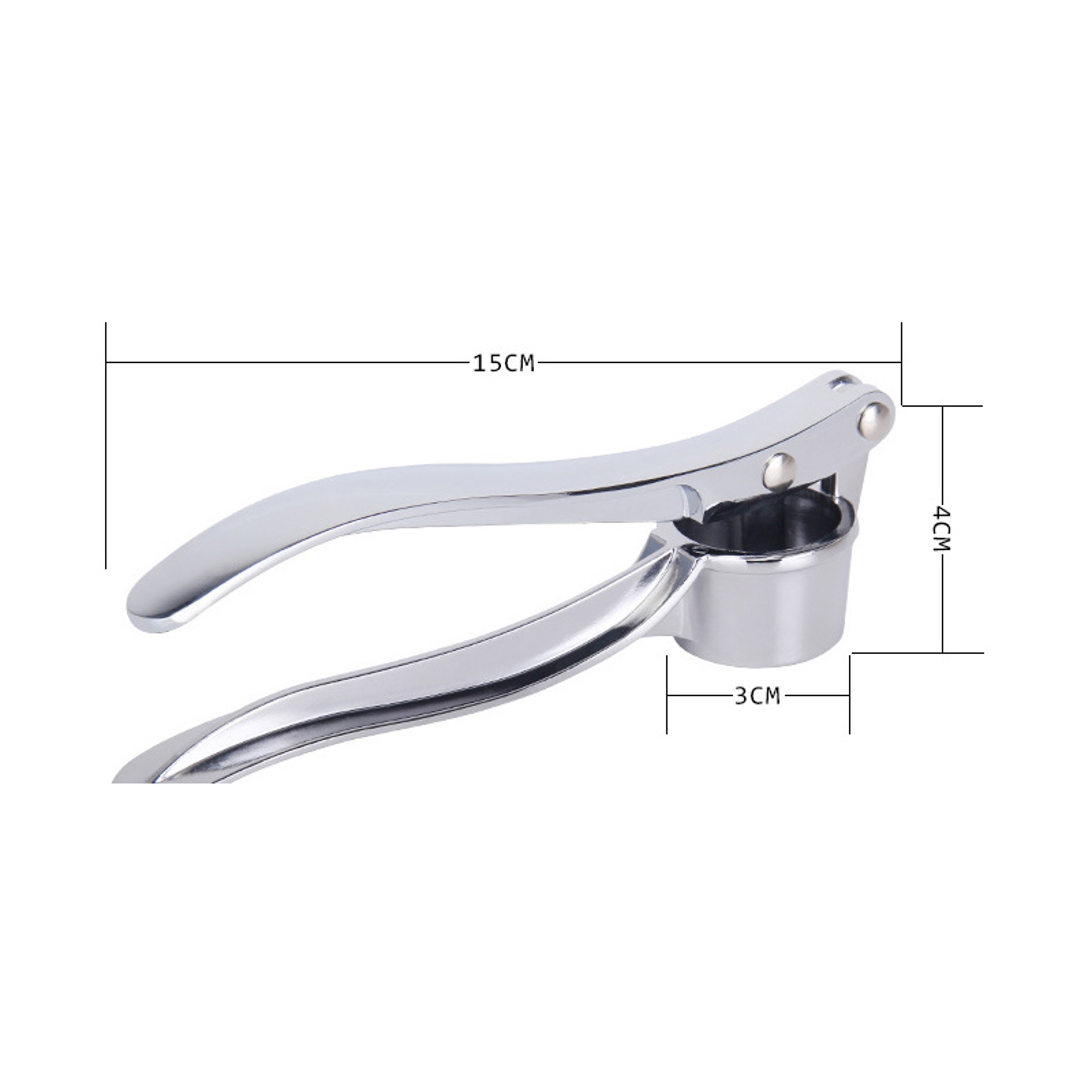 Premium Stainless Steel Garlic Press  Mincer For Effortless Flavorful Cooking 6