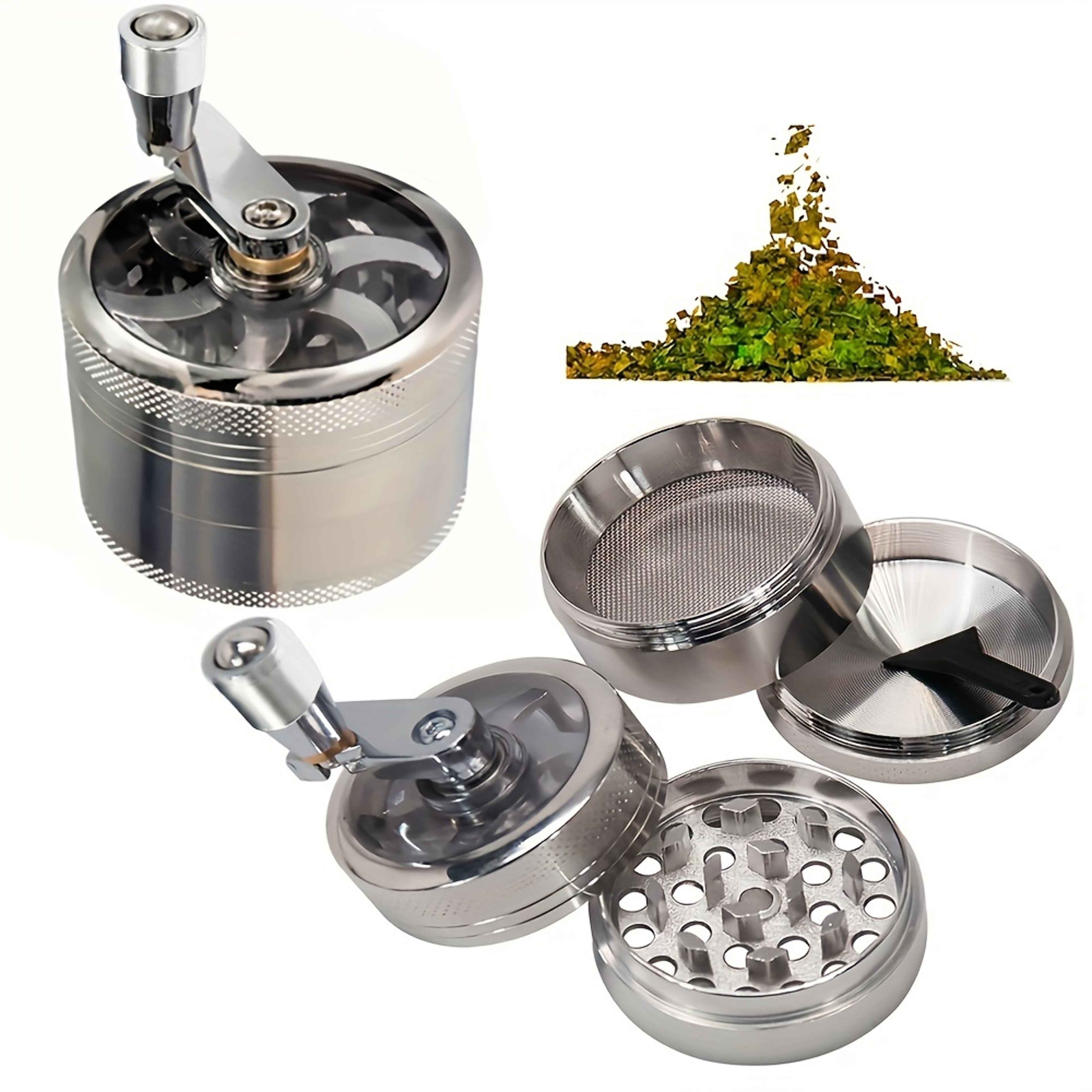 Premium Manual Nut  Hard Spice Grinder Durable Manual Spice Grinder For Nutmeg Ginger Rock Salt  Pe 7