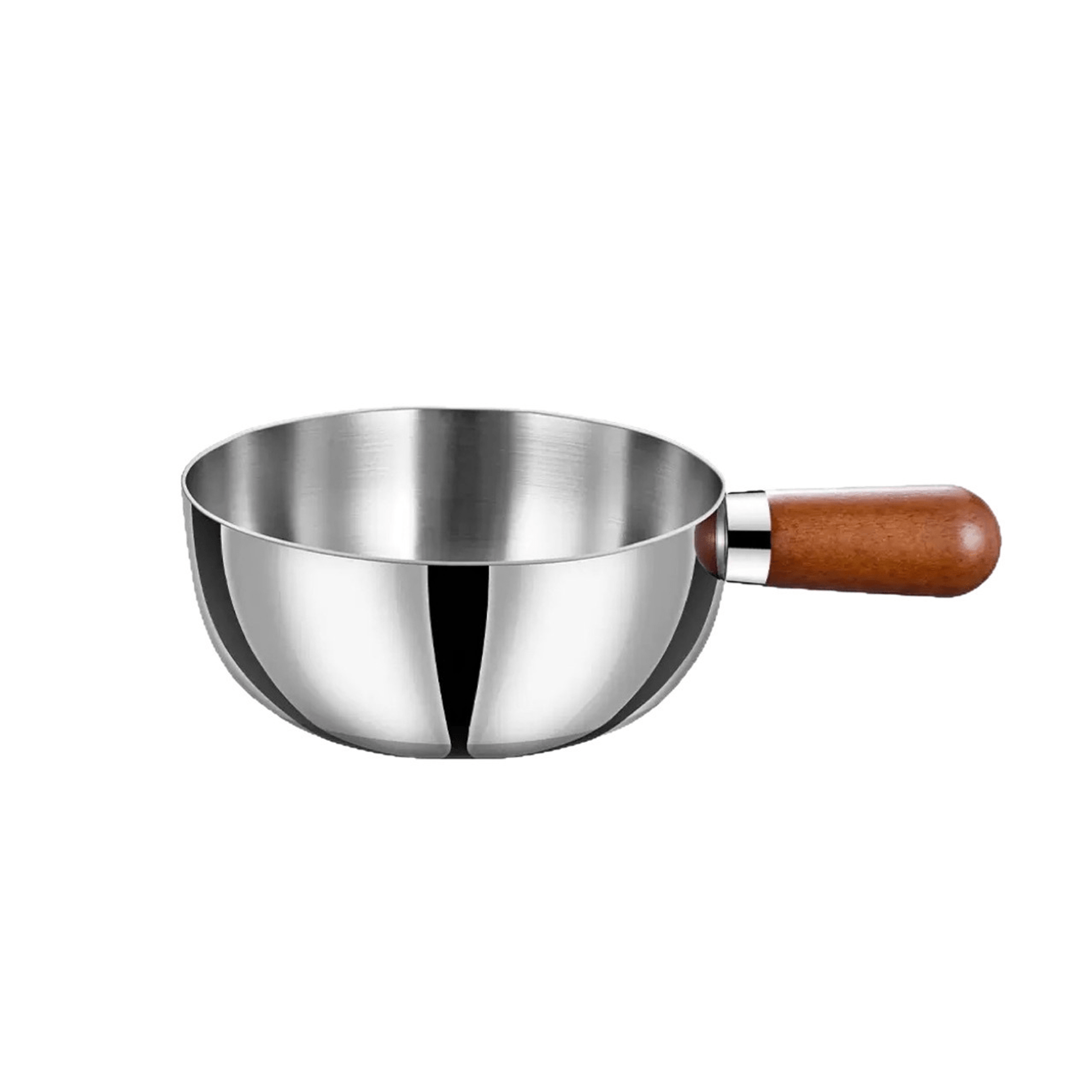 Velora Stainless Steel Milk Pot With Wooden Handle Milk Warmer Pot For Induction  Daily Cooking 6